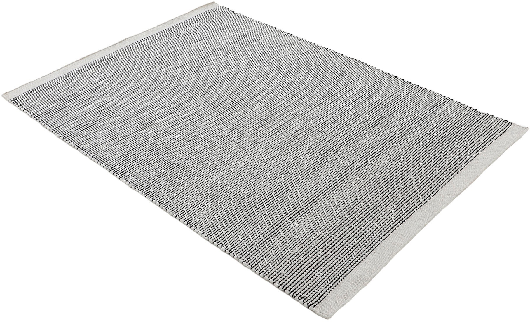 Thumbnail - carpetfine Wollteppich "Mona, auch als Läufer", rechteckig, 5 mm Höhe, 80% Wolle, Wendeteppich aus Wolle/Baumwolle, Wohn...