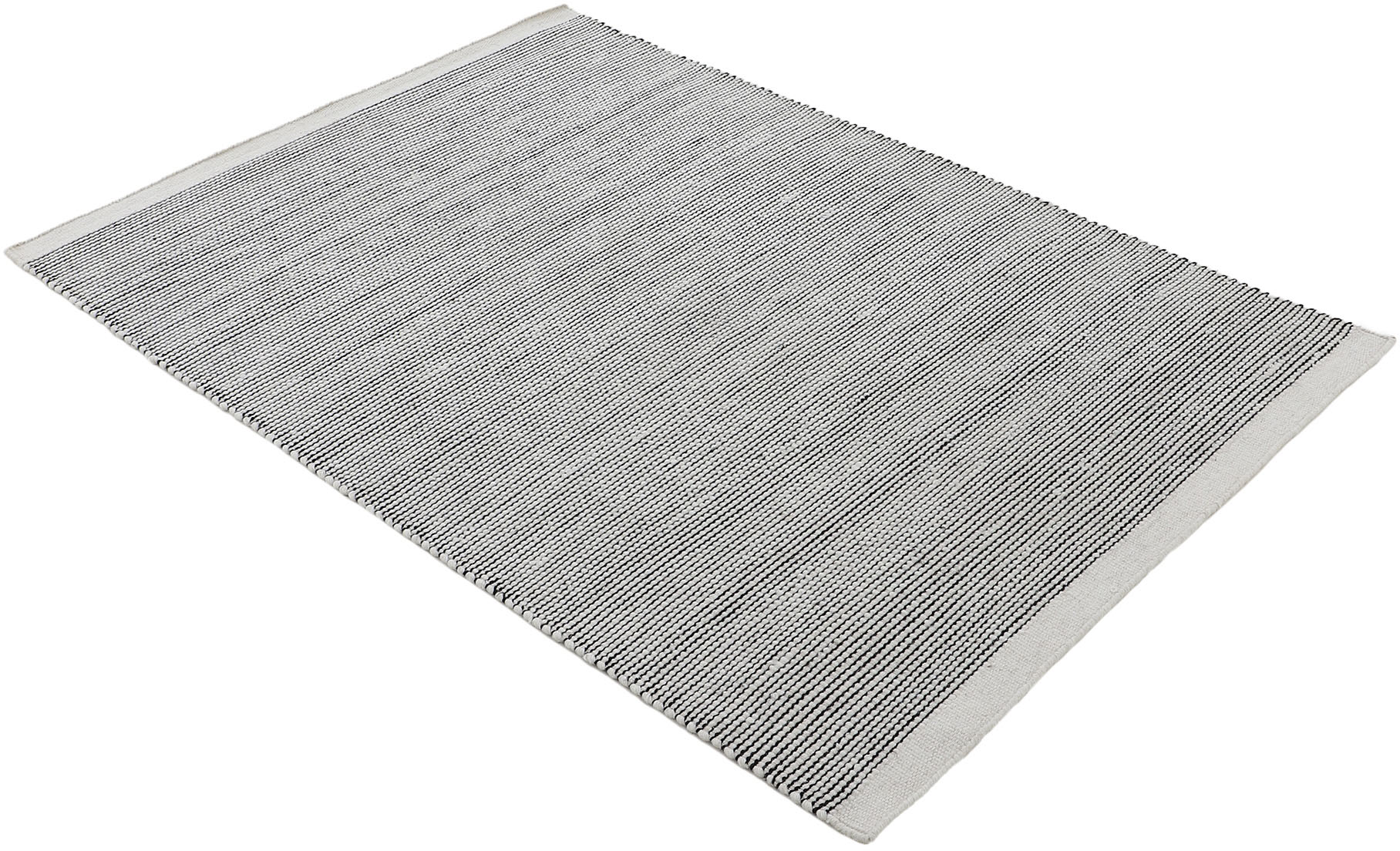 Thumbnail - carpetfine Wollteppich "Mona", rechteckig, 5 mm Höhe, Wolle, Wendeteppich aus Wolle/Baumwolle, Wohnzimmer