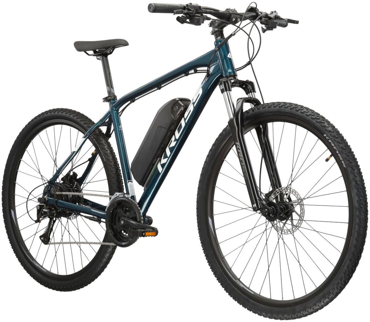 Kross E-Bike »E-MTB Hexagon Boost ZZ 29 Zoll blau«, 21 Gang, Shimano, ACERA M3020, Heckmotor 250 W