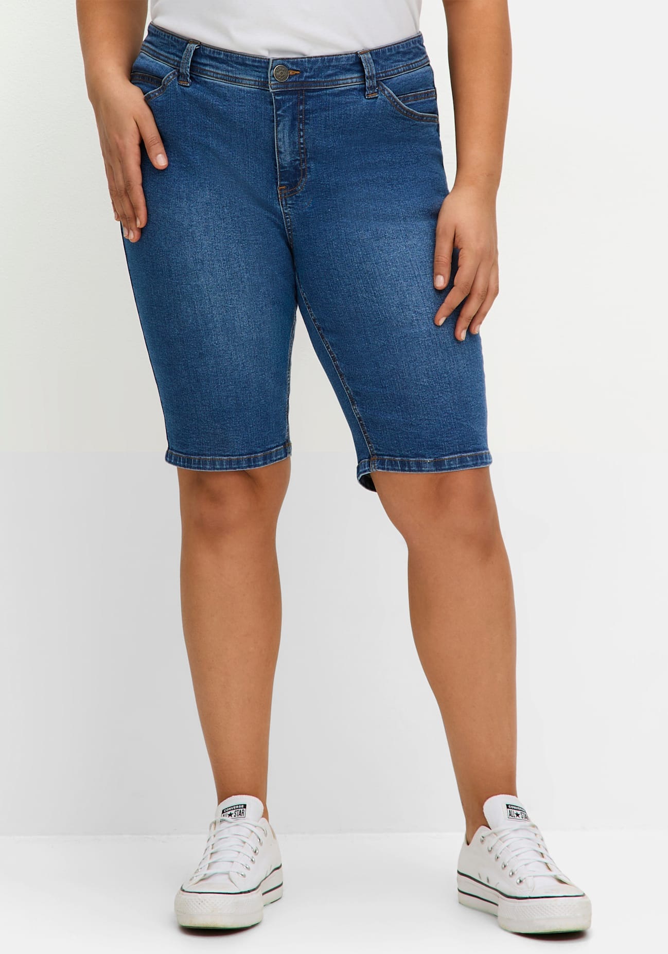 Sheego Jeansbermudas, (1 tlg.) günstig online kaufen