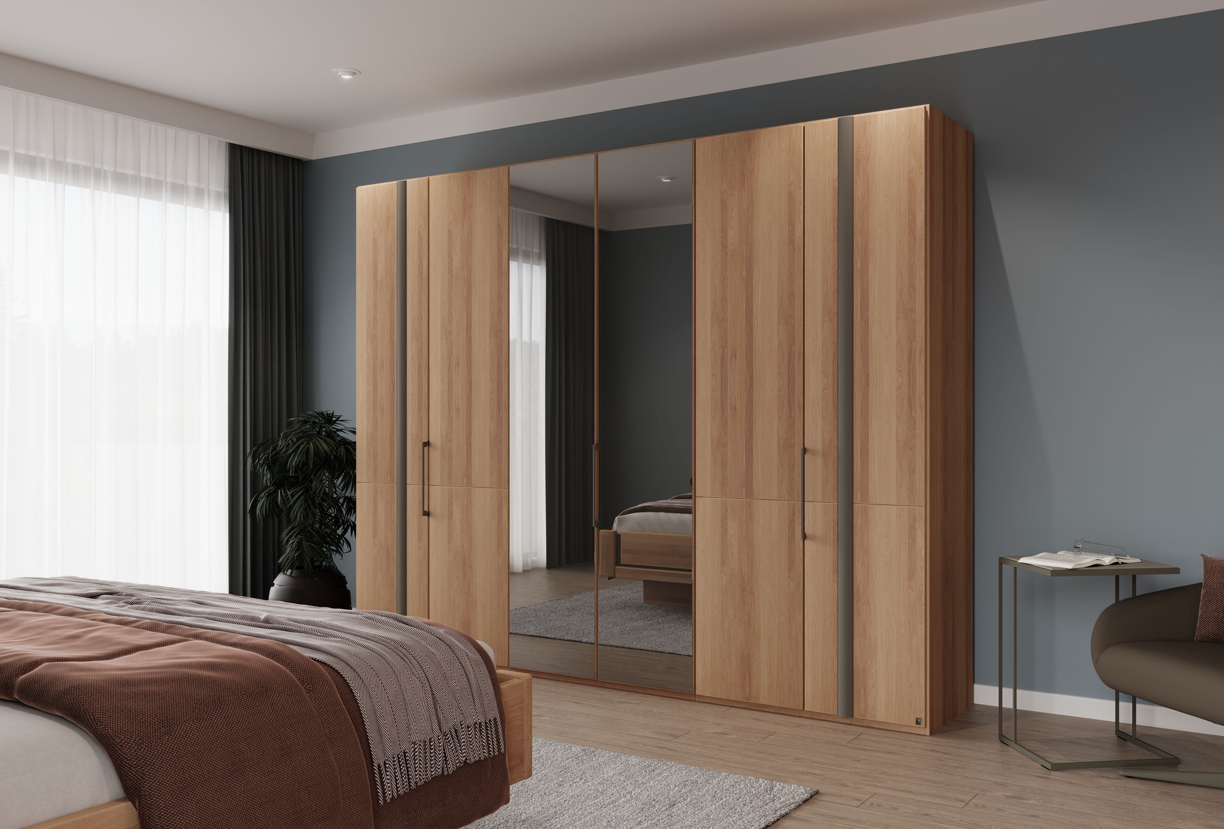 Musterring Kleiderschrank "Sorrent, Kleiderschrank, Schrank, teilmassiv Eic günstig online kaufen