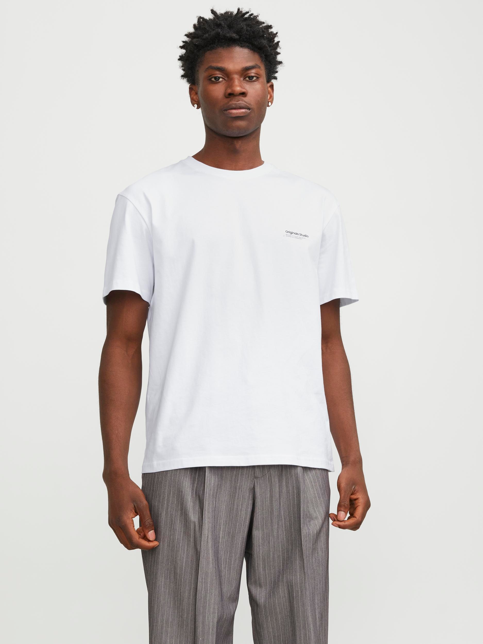 Jack & Jones Rundhalsshirt "JORVESTERBRO BACK TEE SS CREW NECK SN"