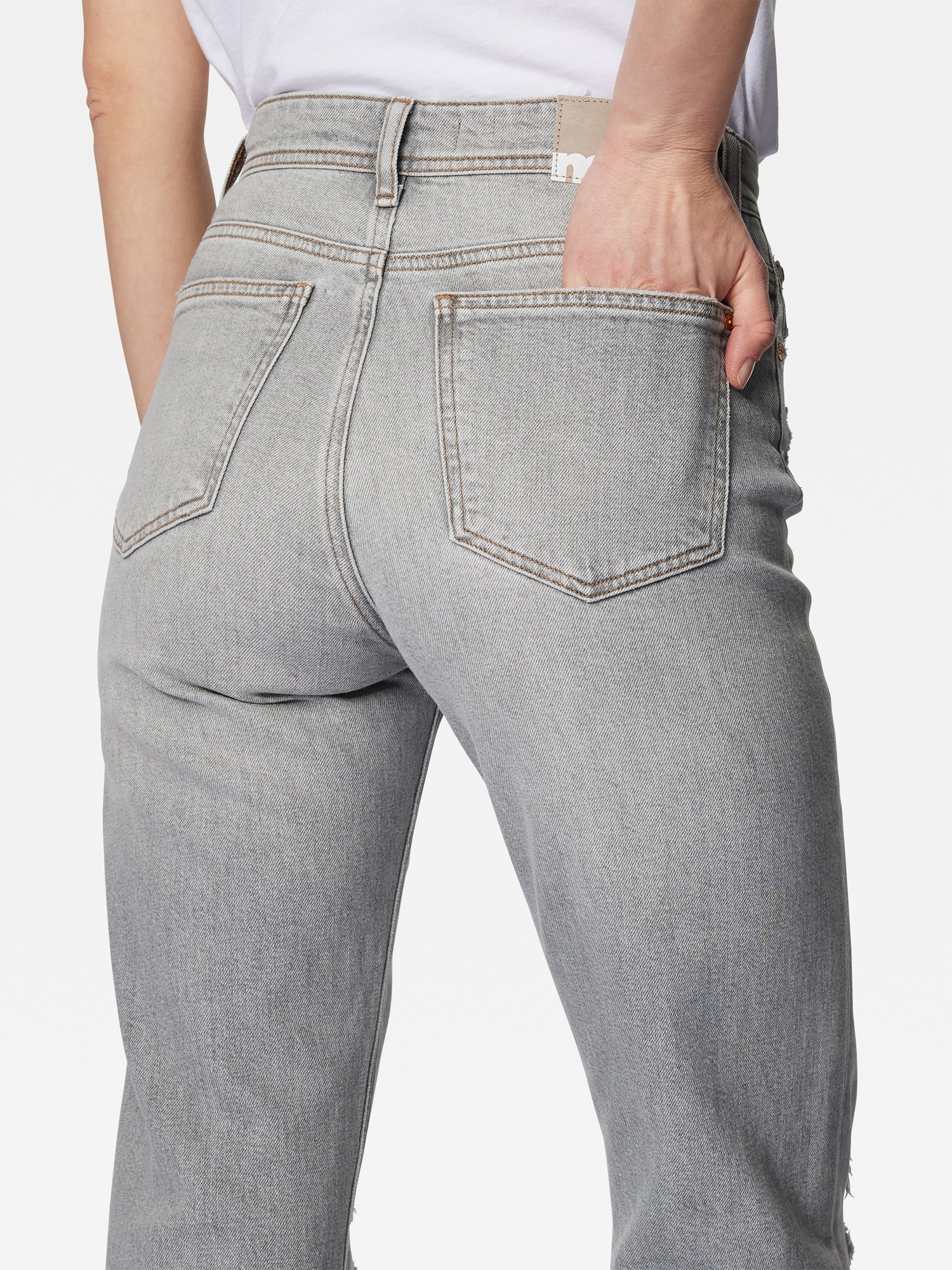 Mavi Straight-Jeans »BARCELONA SLIT«, Straight Leg Jeans mit Schlitz