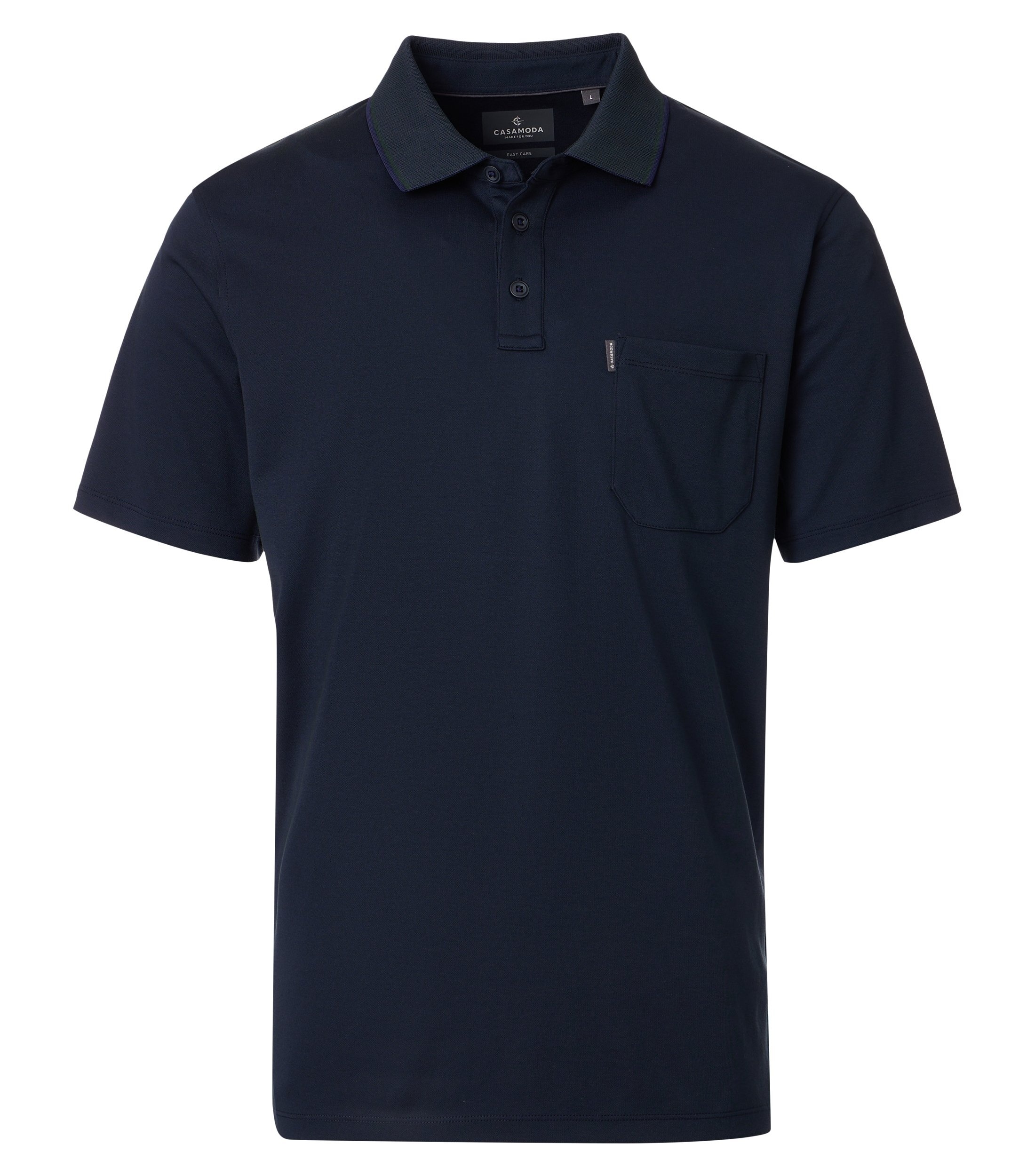 CASAMODA Poloshirt "CASAMODA Polo-Shirt uni" günstig online kaufen