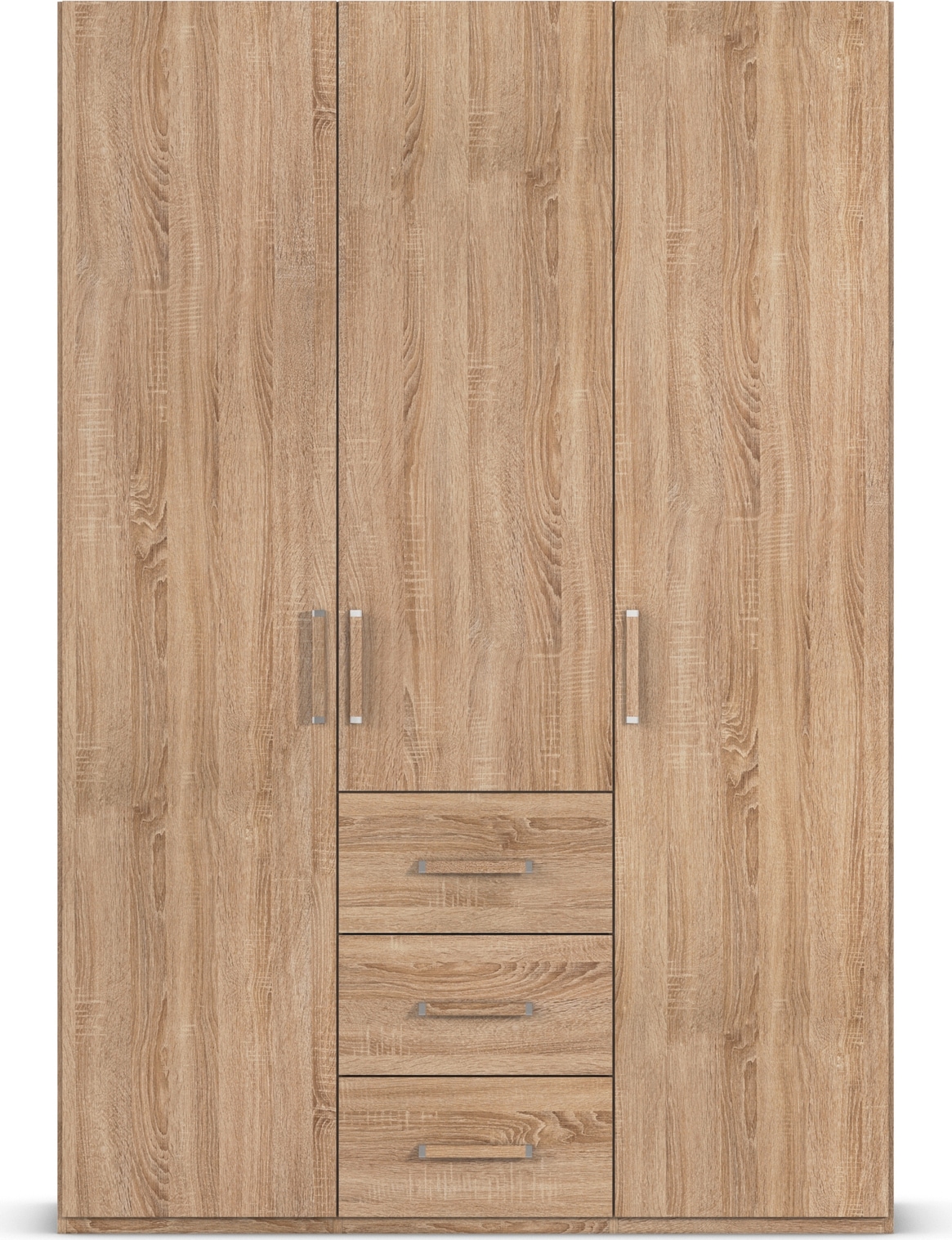 rauch Drehtürenschrank »Kleiderschrank Schrank Garderobe Schlafzimmerschrank EVELYN«, (in 2 Höhen 197 oder 210 cm erhältlich), in elegantem Stil mit Schubladen 3 Breiten und 2 Höhen MADE IN GERMANY