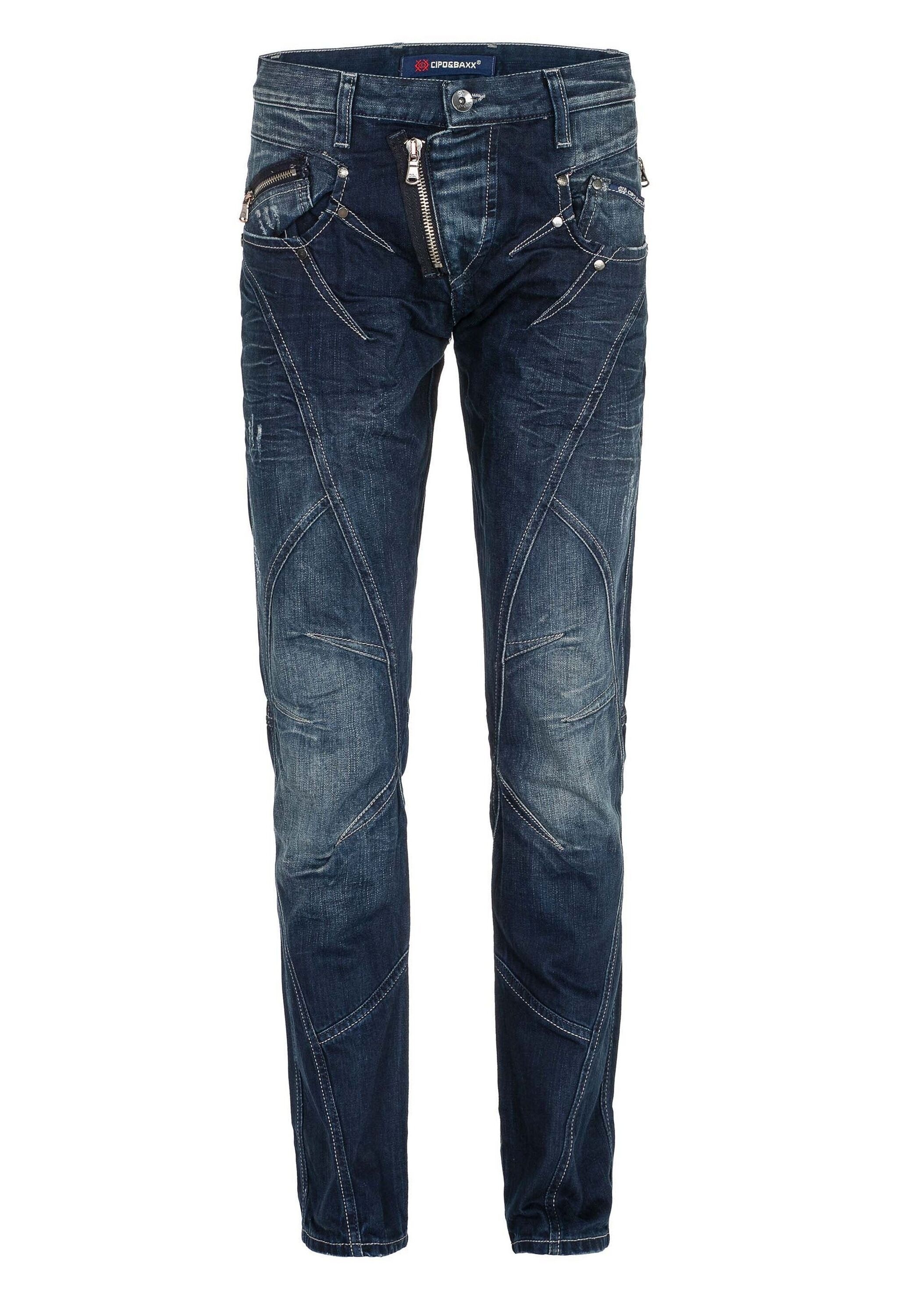 Cipo & Baxx Straight-Jeans »Jeans«, Jeans in Straight Fit, C-0768
