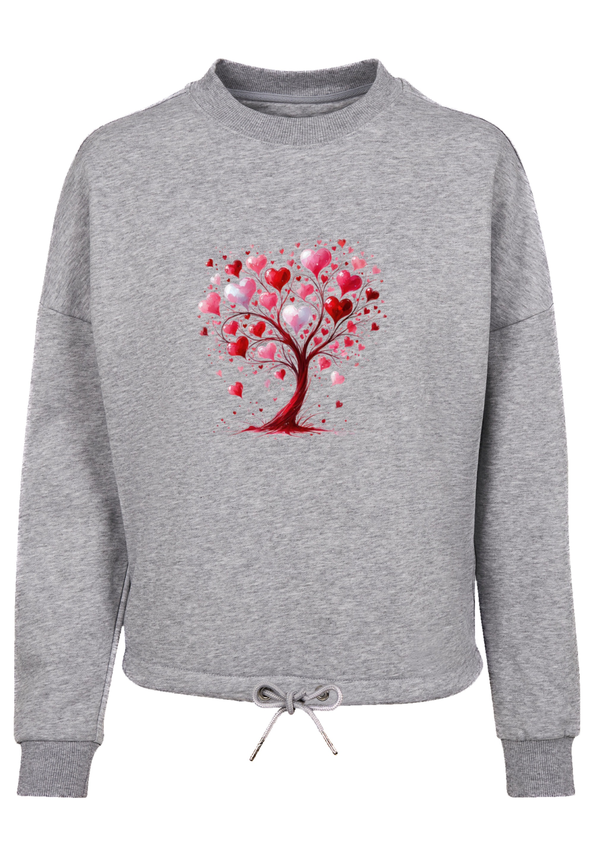 F4NT4STIC Sweatshirt »Herz Baum Aquarell Druck«, Premium Qualität