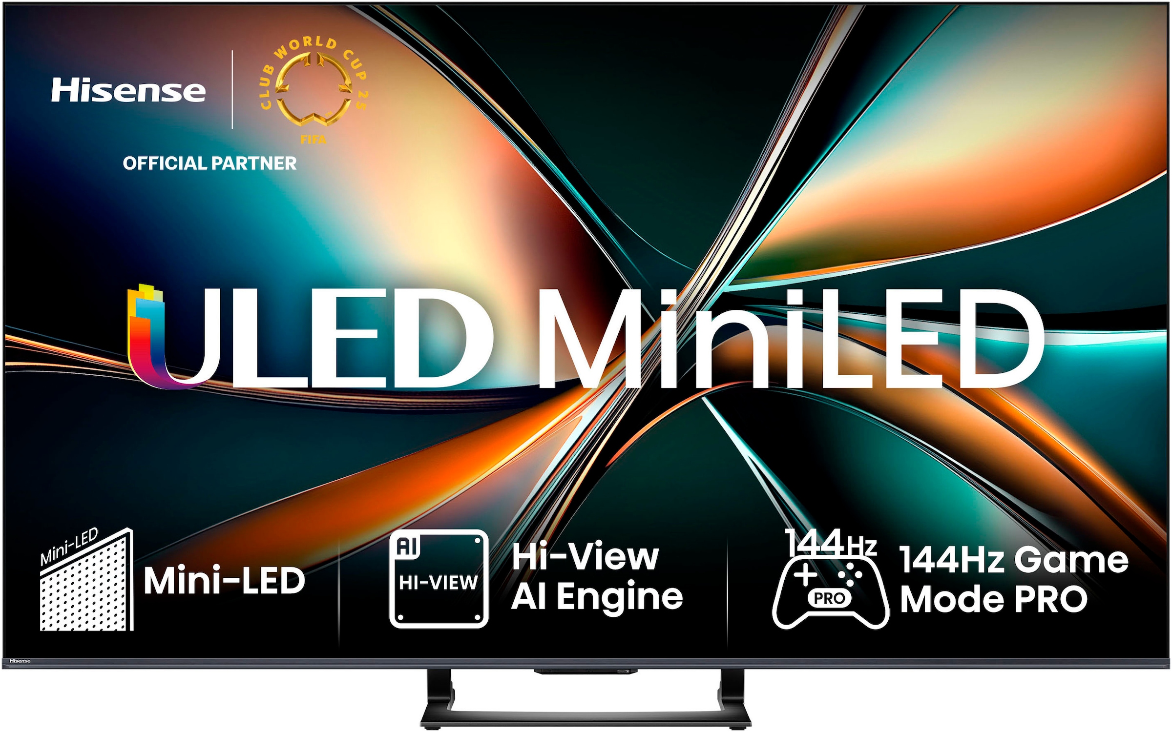 Hisense QLED Mini LED-Fernseher »65U7Q«, 4K Ultra HD, Smart-TV, 4K UHD Mini LED