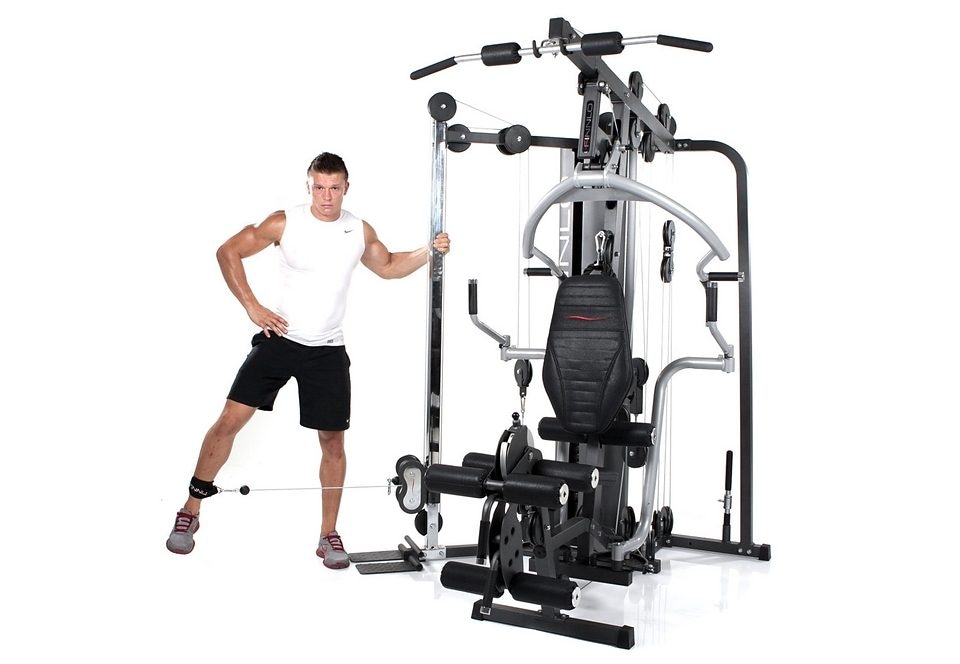 Finnlo by Hammer Kraftstation »Autark 6000«, 20 Gewichtsblöcke, (Butterflystange, Latzug, Ruderfunktion und mehr), multifunktionale Fitnessstation, max. Trainingsgewicht 110 kg