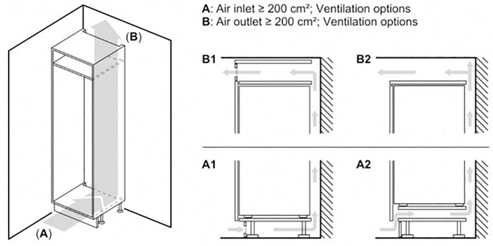 BOSCH Einbaukühlschrank »KIR41VFE0«, KIR41VFE0, 122,1 cm hoch, 54,1 cm breit  per Raten | BAUR