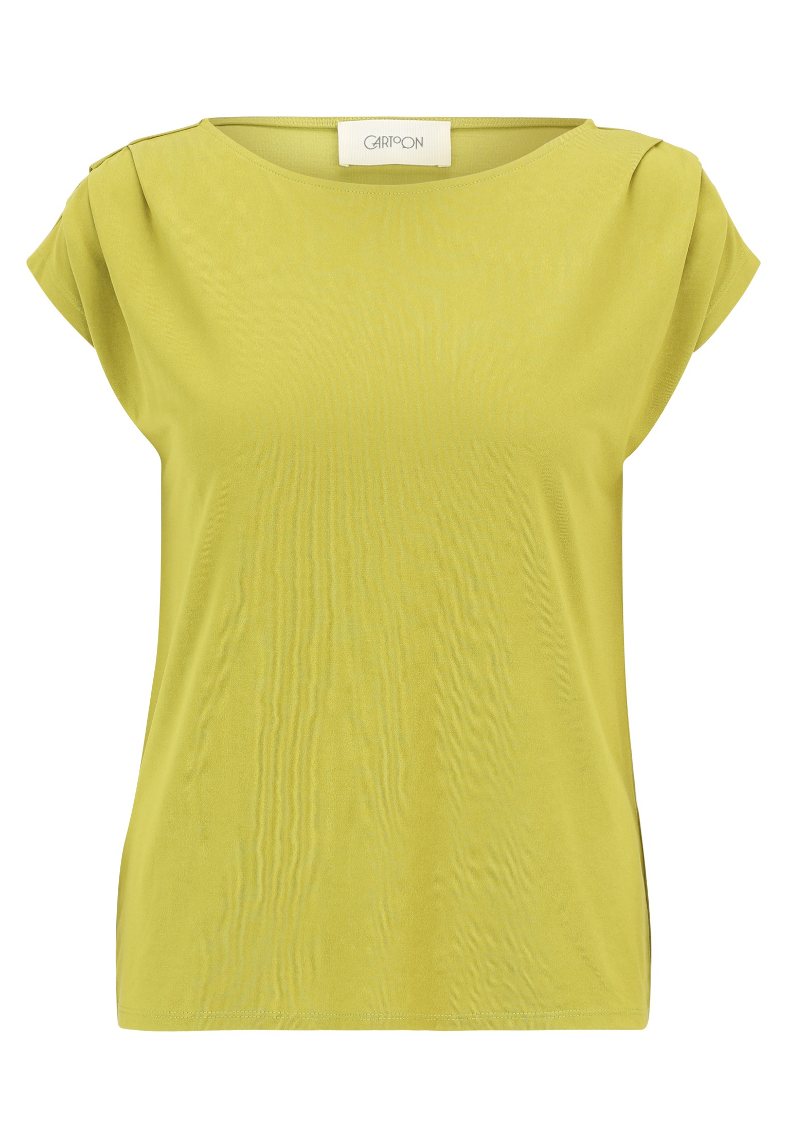 Cartoon Kurzarmshirt "Cartoon Damen Basic Shirt mit überschnittenen Ärmeln" günstig online kaufen