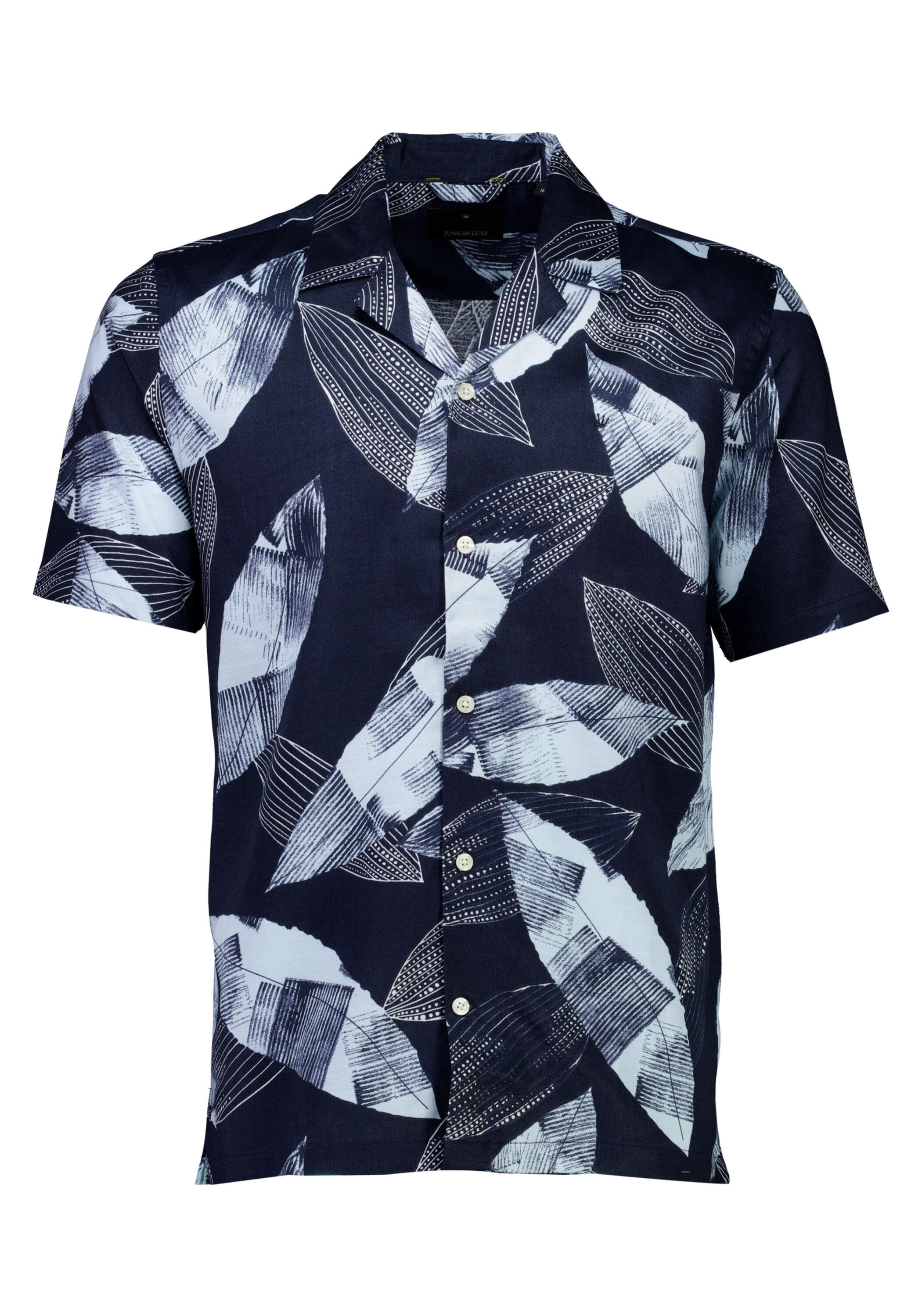 JUNK de LUXE Kurzarmhemd "Freizeithemd (Kurzarm) Relaxed Fit"
