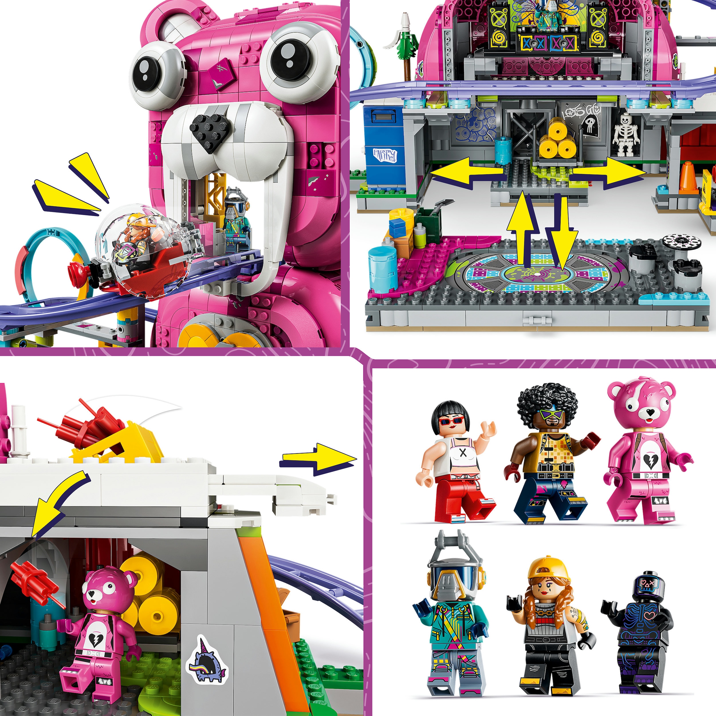 LEGO® Konstruktionsspielsteine »Rave Cave (77082), LEGO Fortnite« Made in Europe