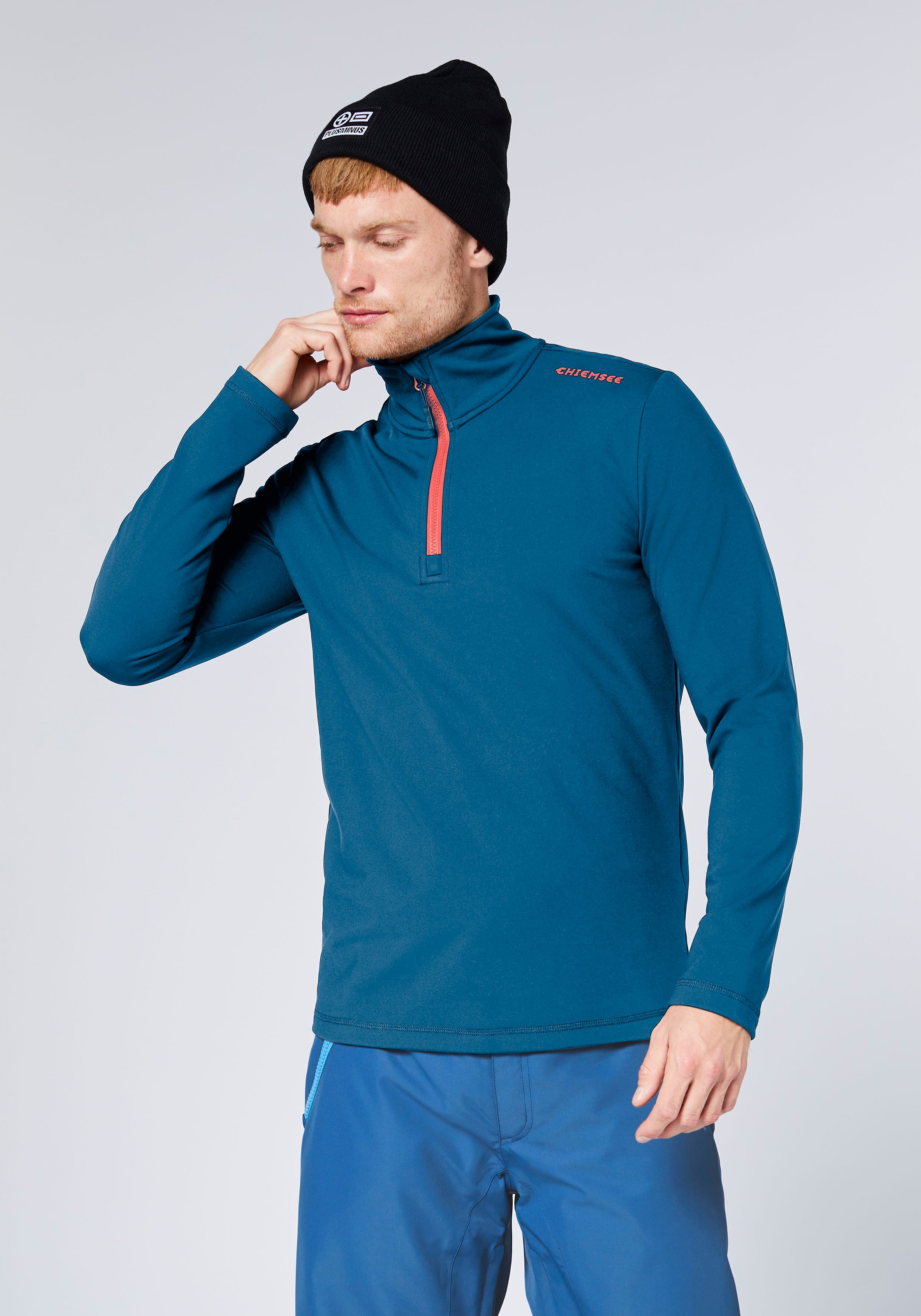 Chiemsee Strickfleece-Pullover aus Strickfleece, hochschließender Kragen, s günstig online kaufen