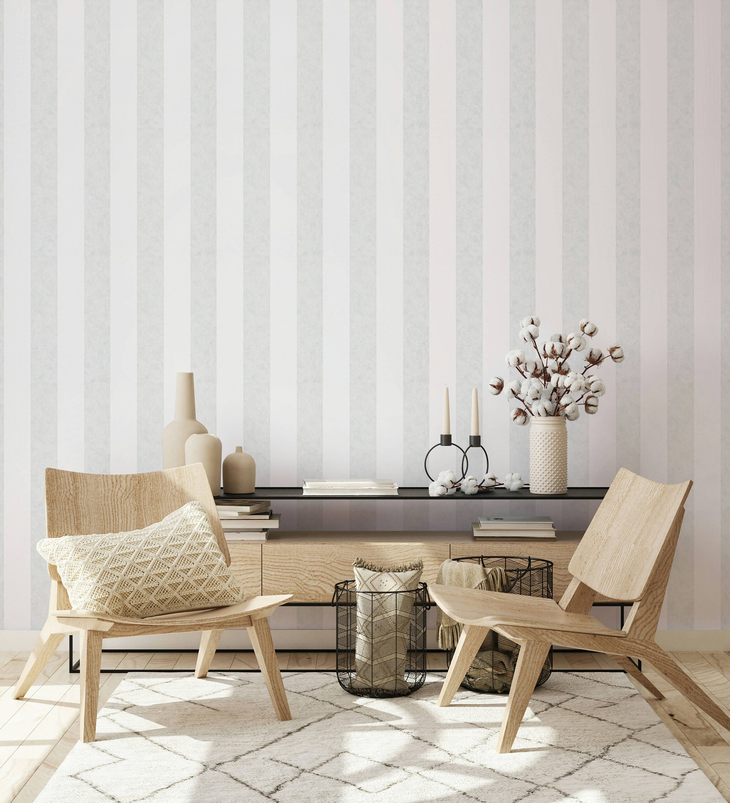 Marburg Vliestapete "Striking Stripes" Streifen moderne Tapete für Wohnzimmer Schlafzimmer Küche