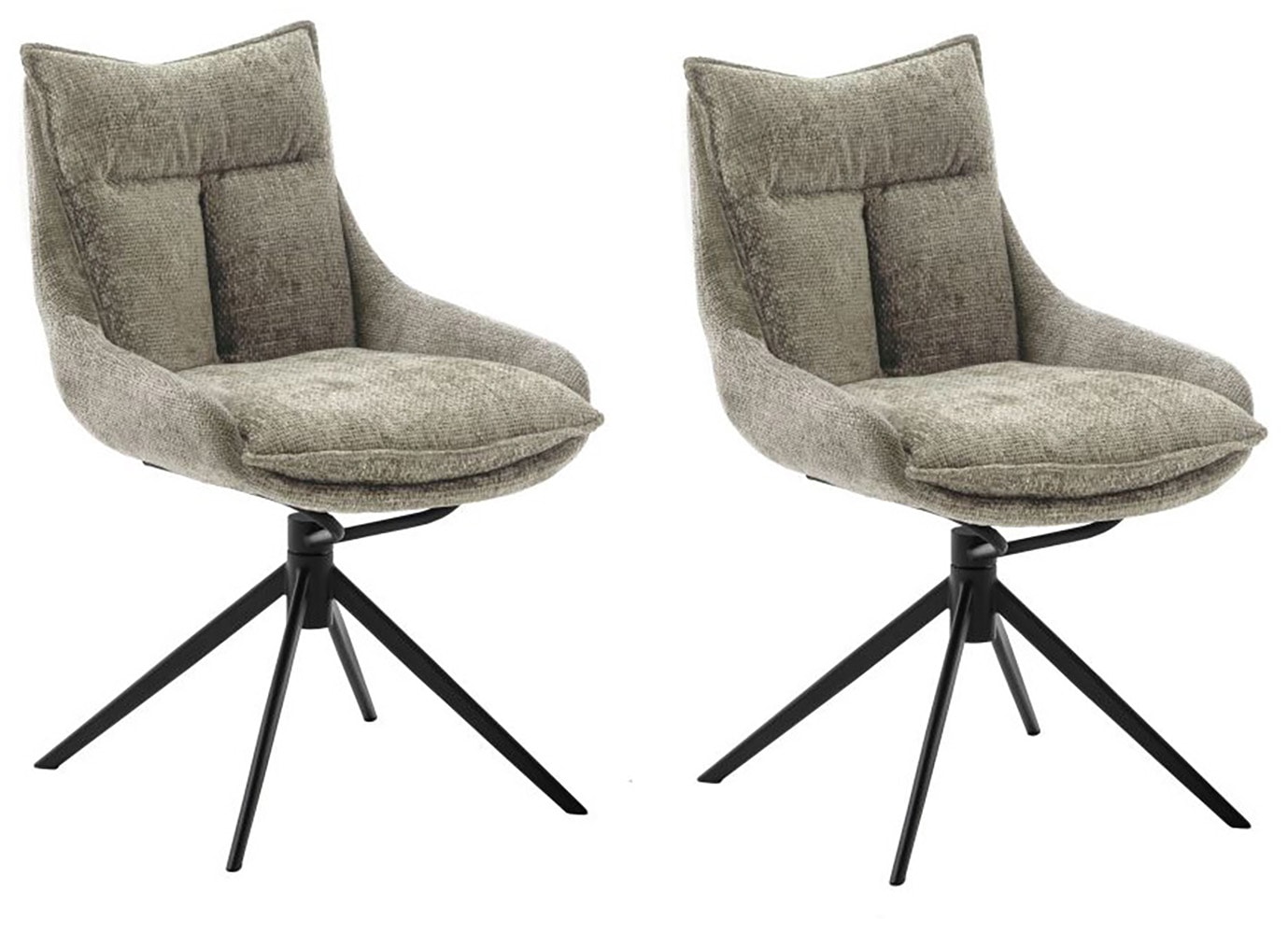 MCA furniture Esszimmerstuhl, Strukturstoff, (2er-Set), drehbar 360, Dreh- günstig online kaufen