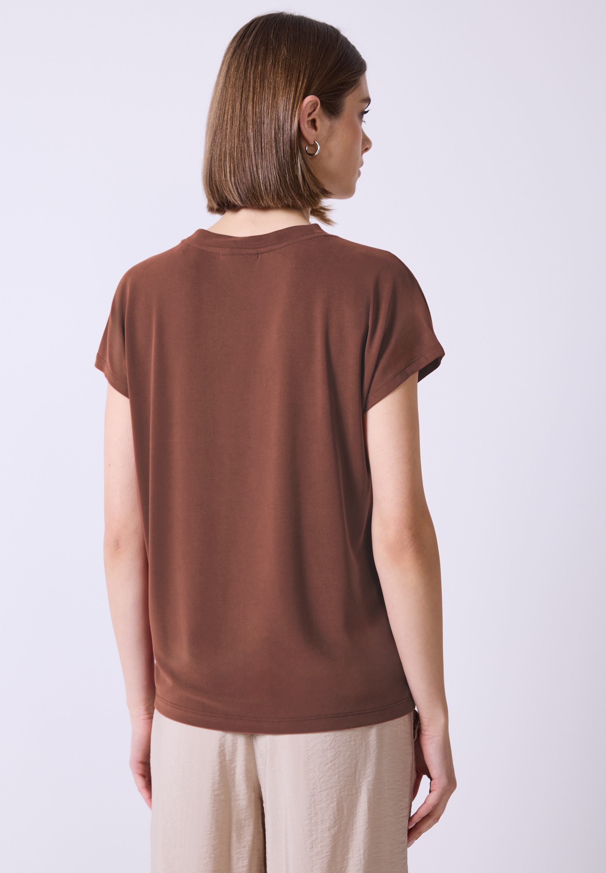 STREET ONE STUDIO T-Shirt, mit Rundhalsausschnitt günstig online kaufen