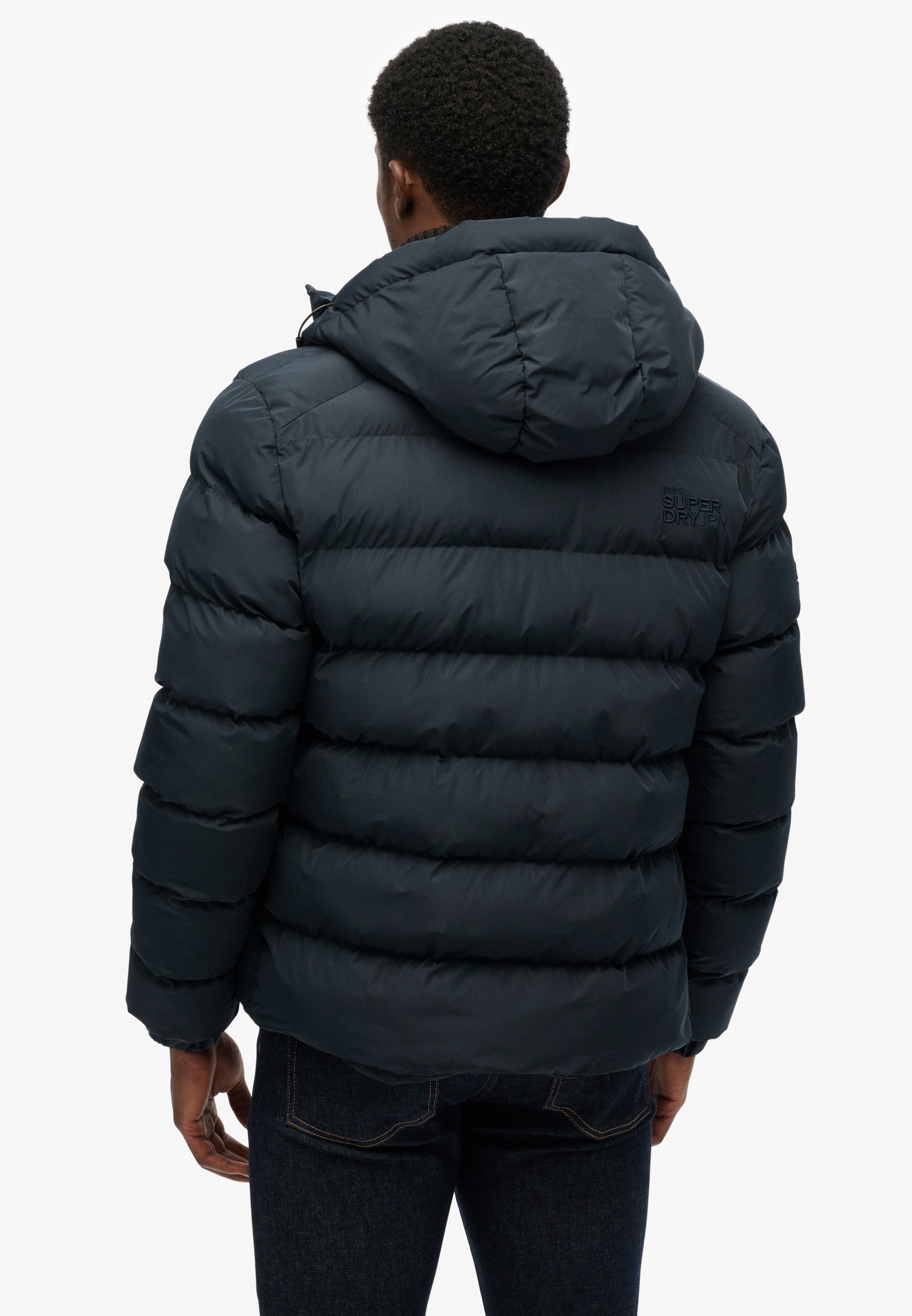Superdry Steppjacke »HOODED SPORTS PUFFER JACKET«, mit Kapuze