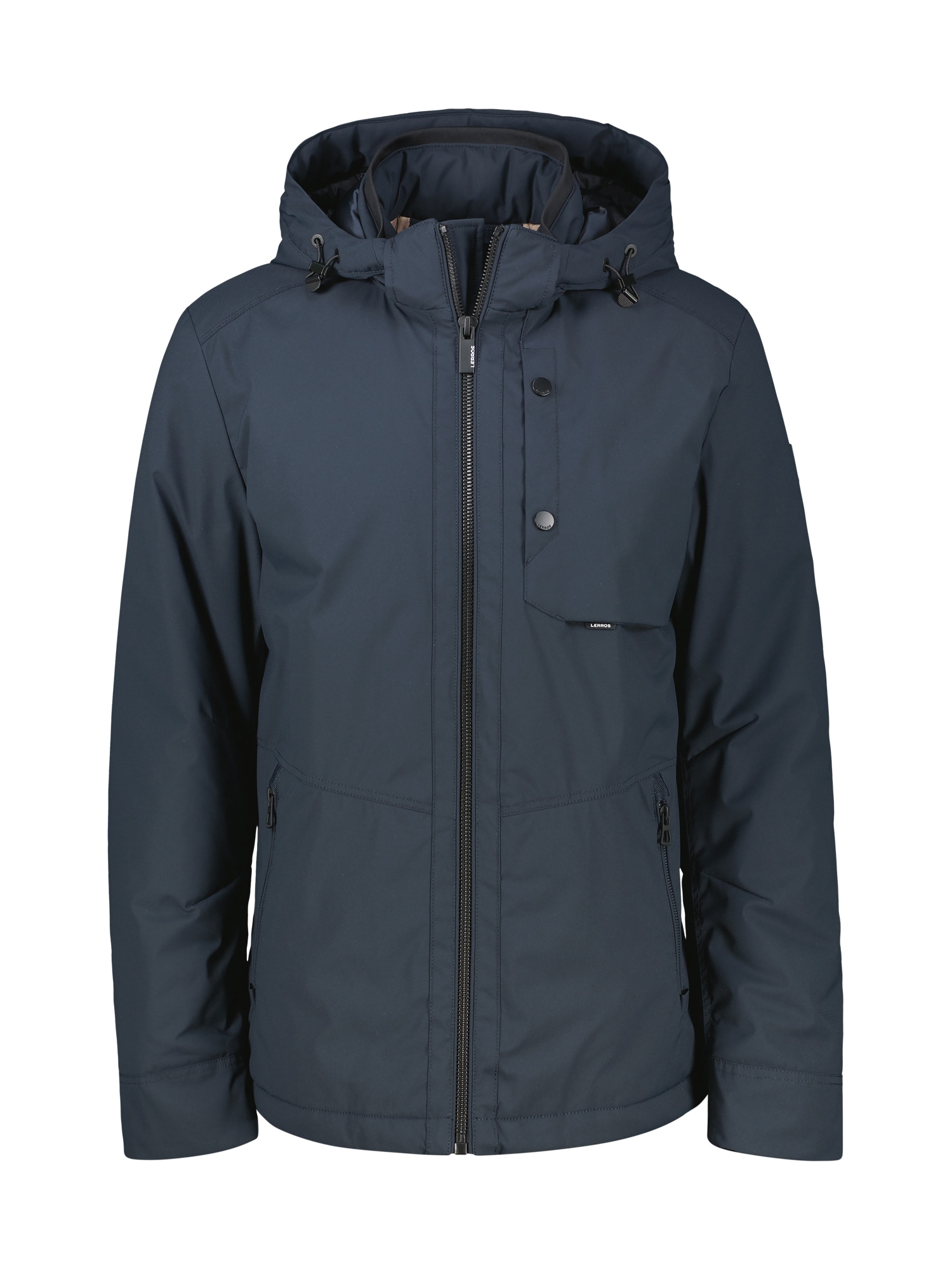 LERROS Outdoorjacke »Sportive Jacke aus wind- und wasserabweisender Kunstfaser« mit Kapuze