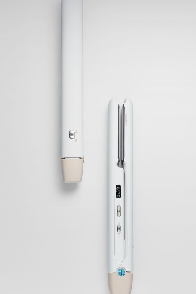 Medion® Glätteisen »HS2 (MD19865)«, Keramik-Turmalin, kabellos nutzbar, Flexible Styling-Platten, 5 regelbare Hitzestufen