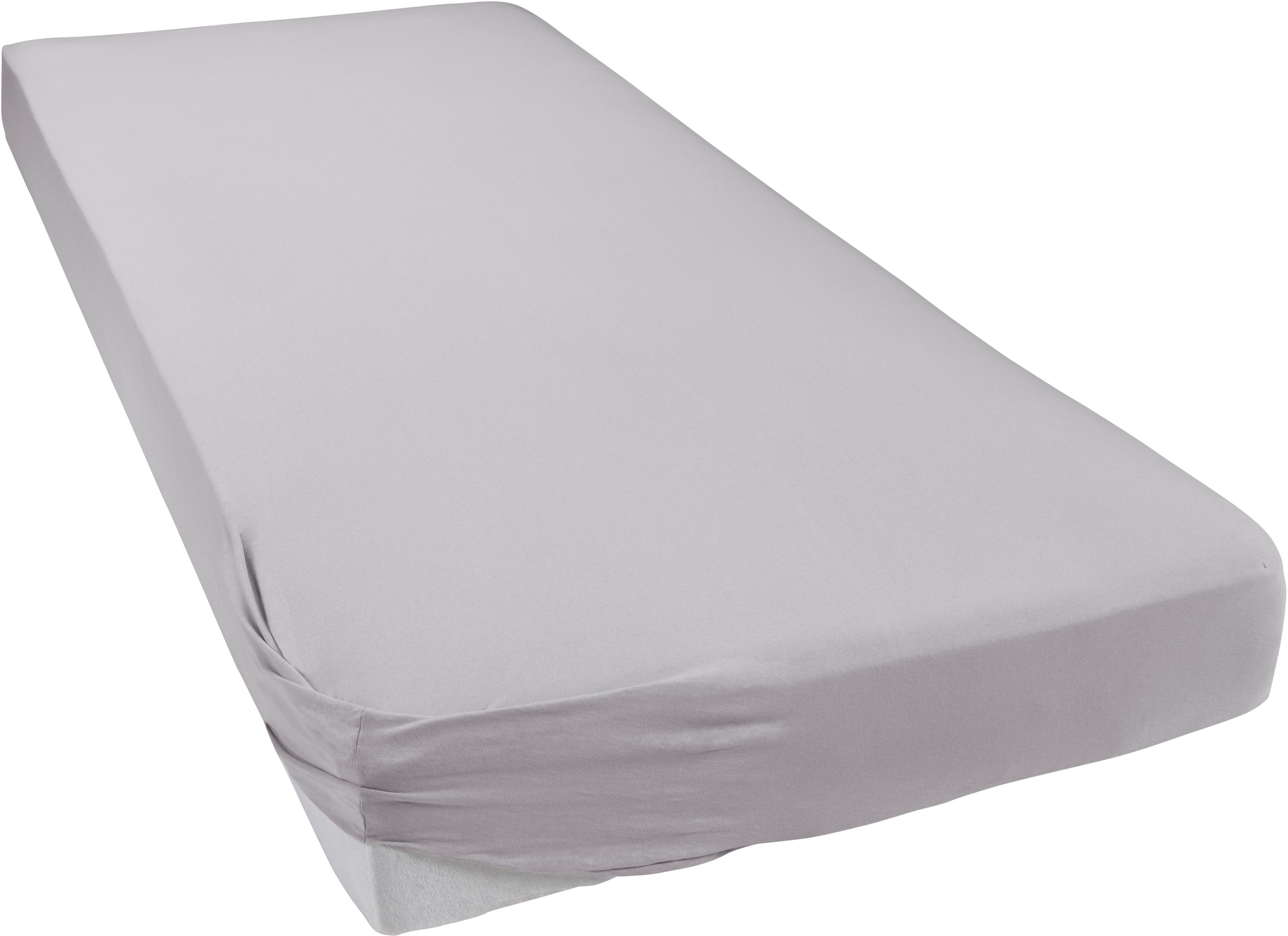 bellana Spannbettlaken "bellana deluxe mit Elasthan, Jersey 230 g/m², Premium-Qualität" mit 5% Elasthan, für Matratzen bis 35cm Höhe, bügelfrei, faltenfrei