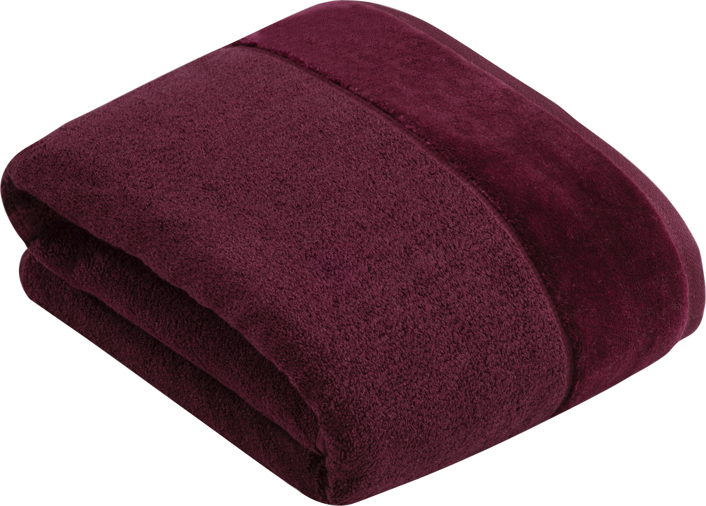 Badetuch VOSSEN, B:100cm L:150cm, lila, Frottier, Obermaterial: 100% Baumwolle, Handtücher, "Pure", Baumwolle & VEGAN, mit eleganter Veloursbordüre