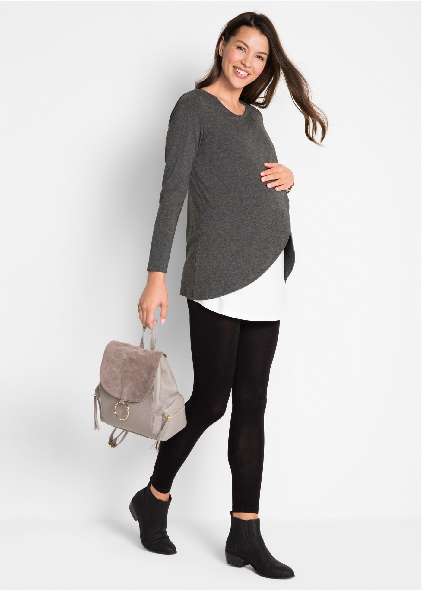 bonprix T-Shirt »Umstandsset mit Stillfunktion« Set, 2,  Umstandsset mit Stillfunktion