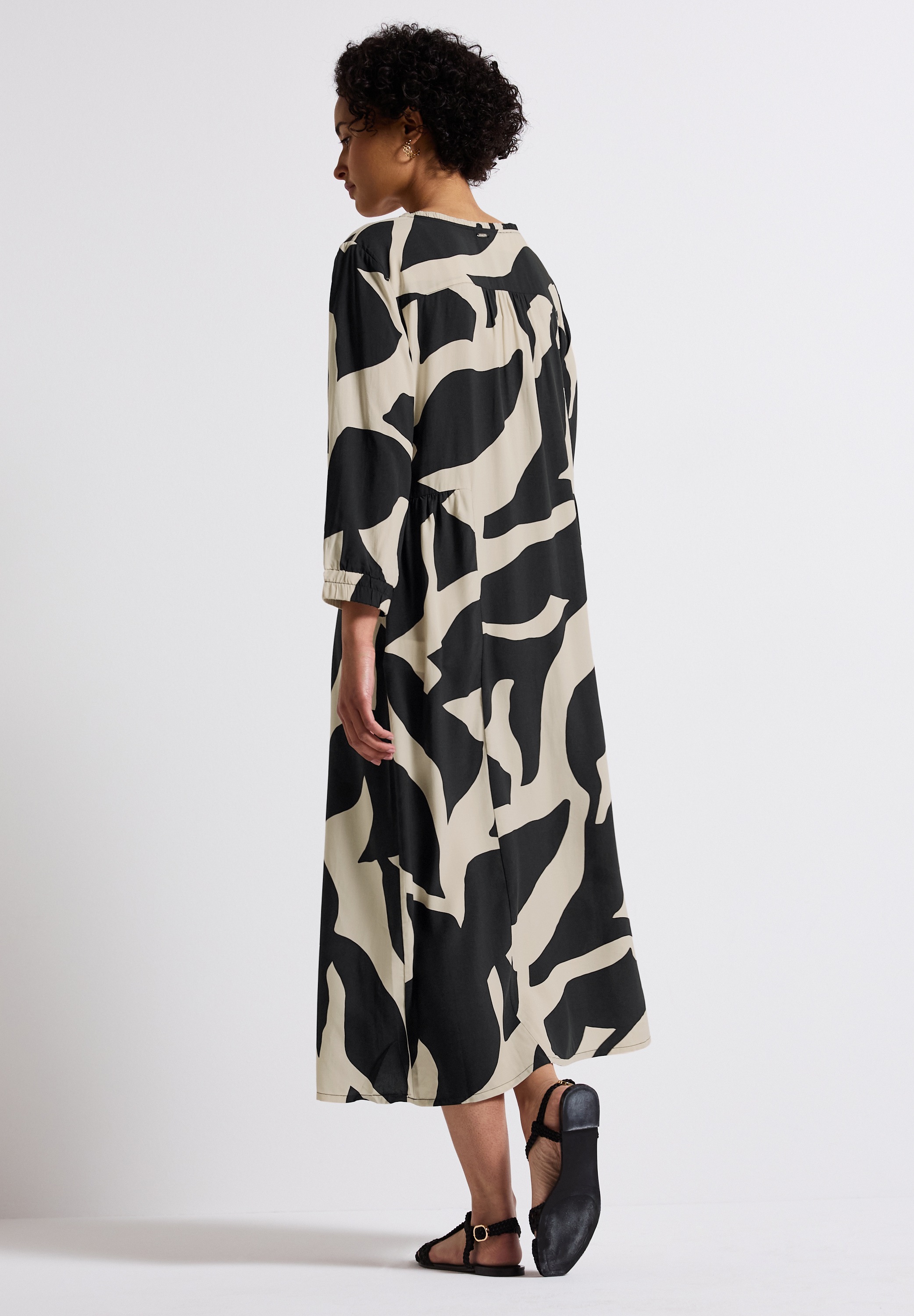 STREET ONE Midikleid Ohne Taschen mit Print günstig online kaufen