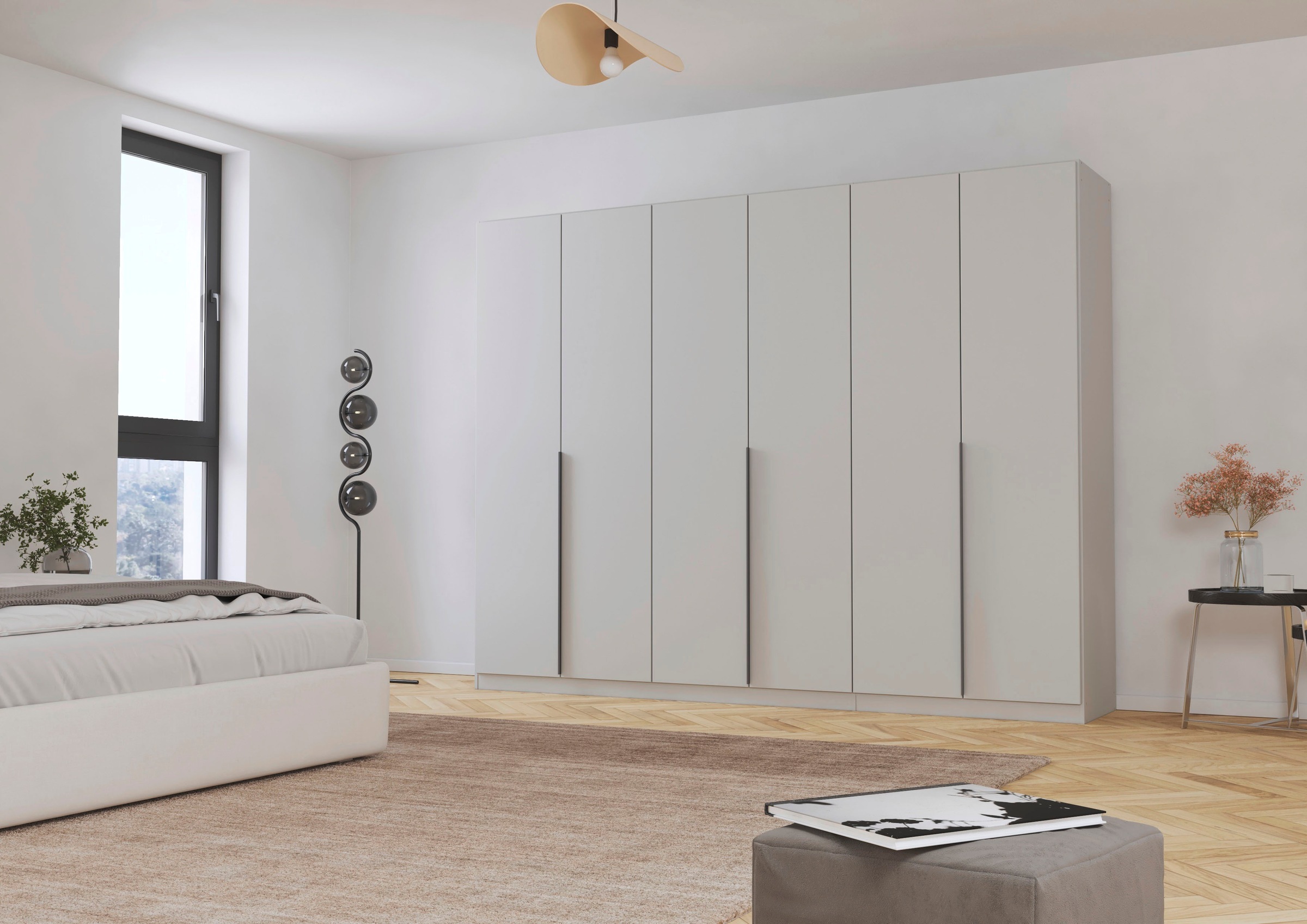 Thumbnail - rauch Drehtürenschrank "Kleiderschrank Schrank Garderobe AGORDO TOPSELLER Schlafzimmer", (in zwei Griff-Farben mit Dekor...