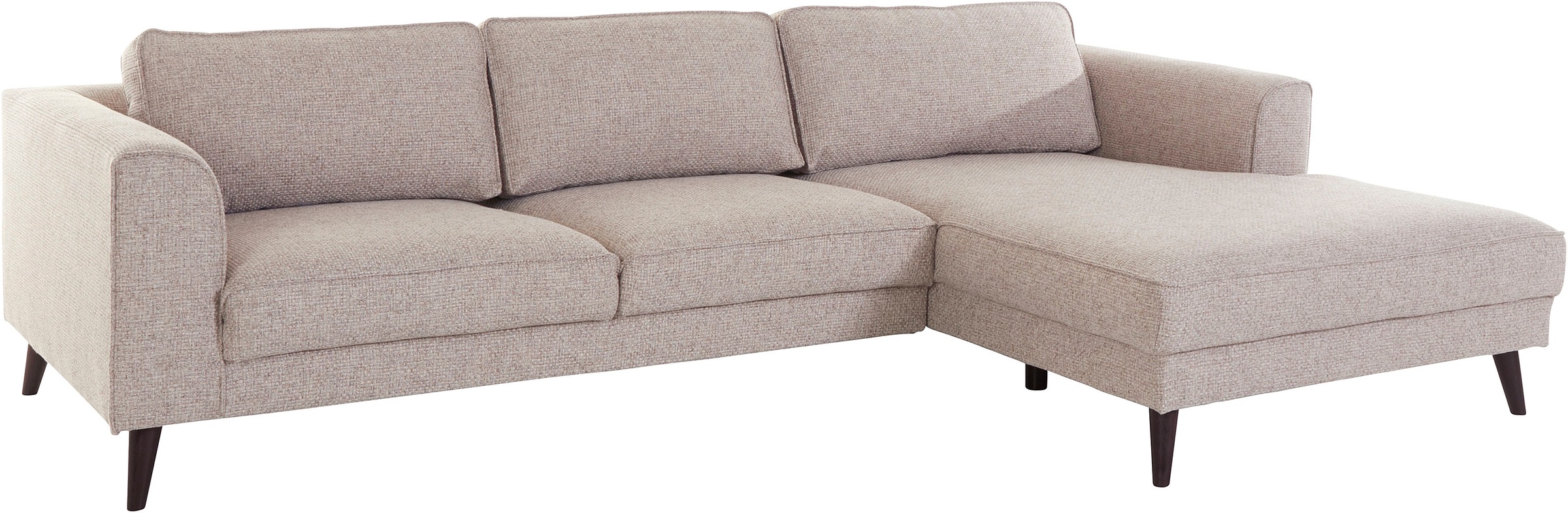 Thumbnail - Home affaire Ecksofa "Lumber Jack, elegant und bequem, Breite 280, hoher Fuß, L-Form" in moderner Optik