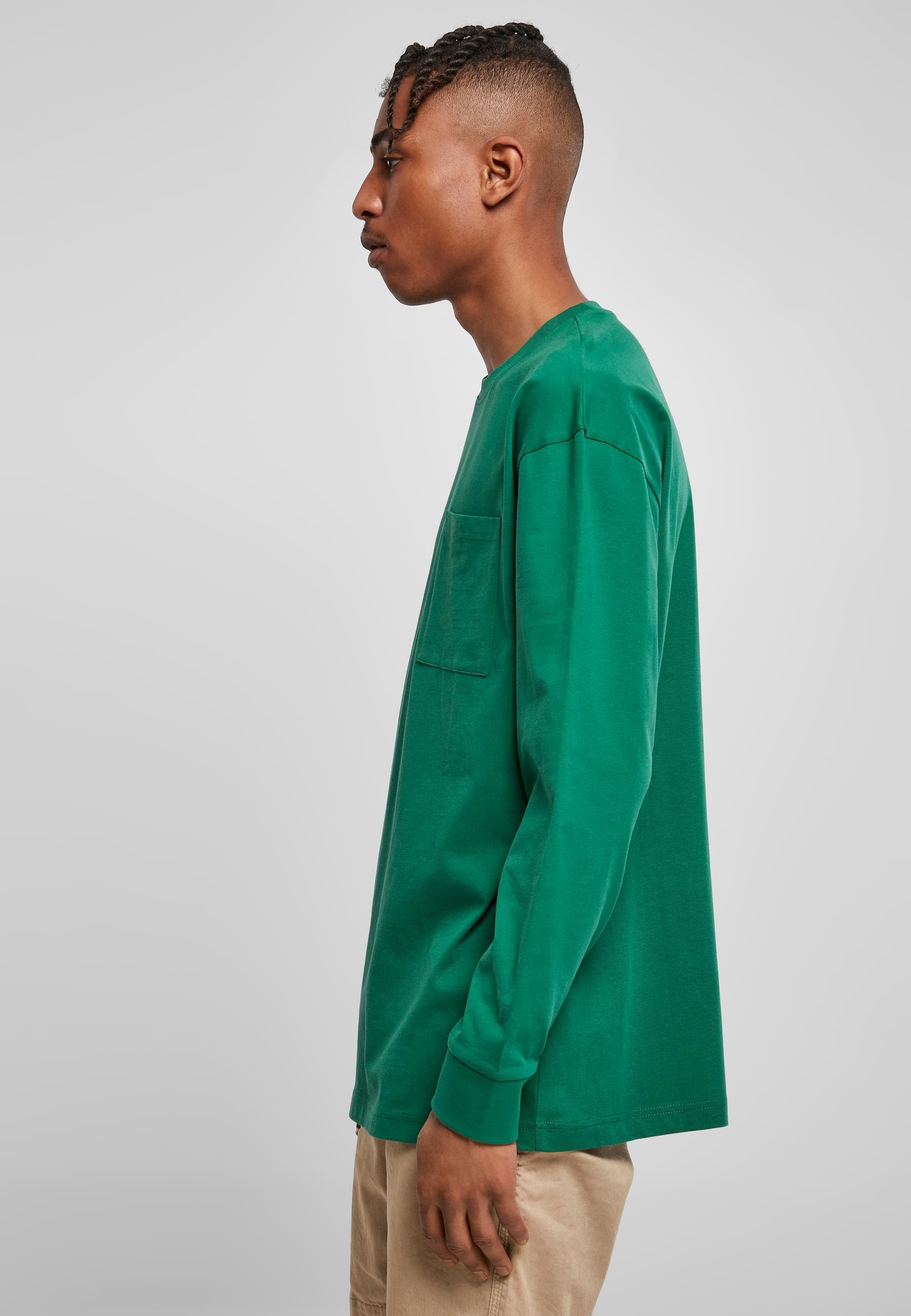 URBAN CLASSICS T-Shirt »Urban Classics Herren Heavy Oversized Pocket Longsleeve«, (1 tlg.)