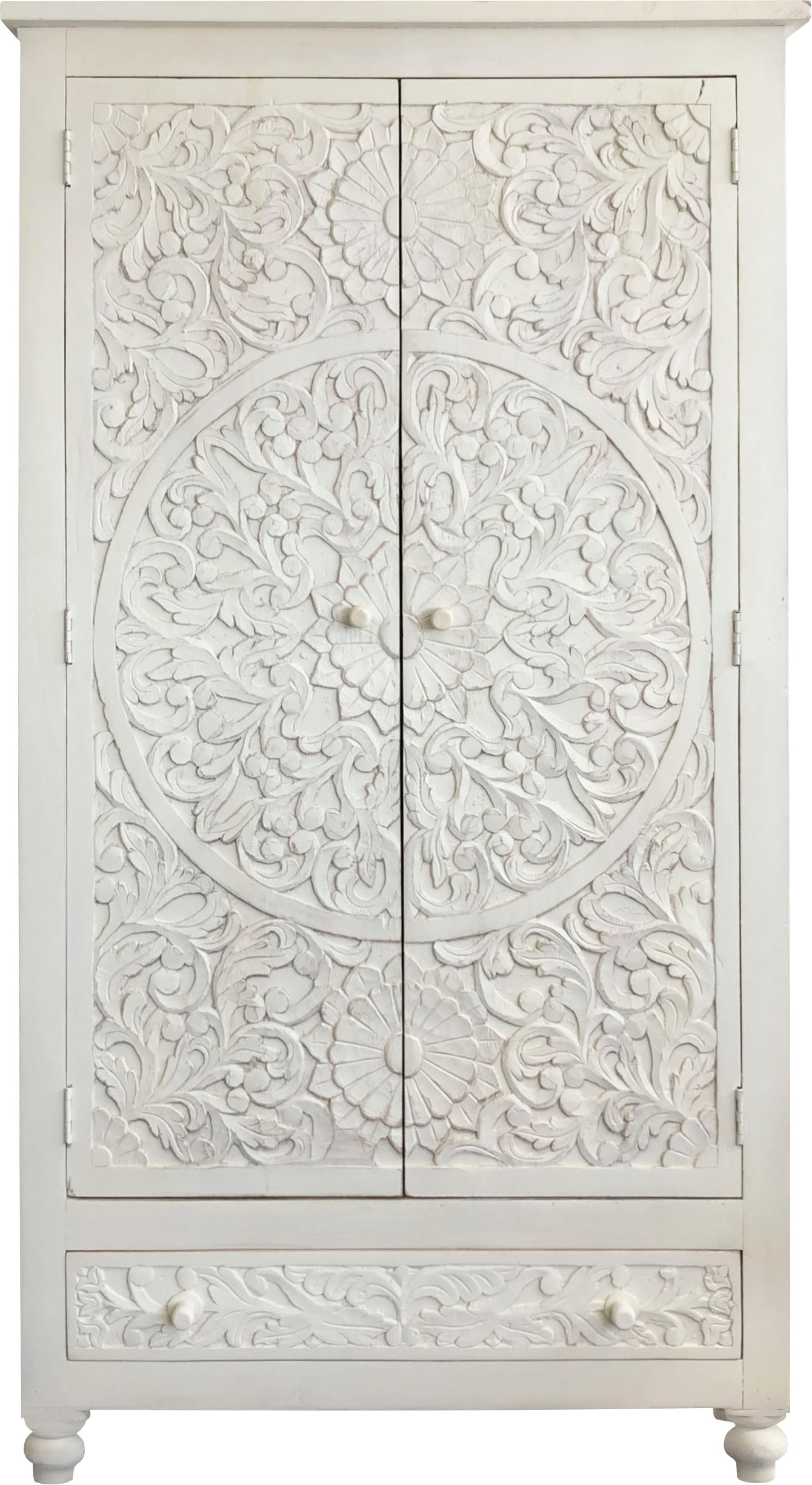 OTTO home Drehtürenschrank "Fenris" pflegeleichtes Mangoholz, mit dekorativ günstig online kaufen