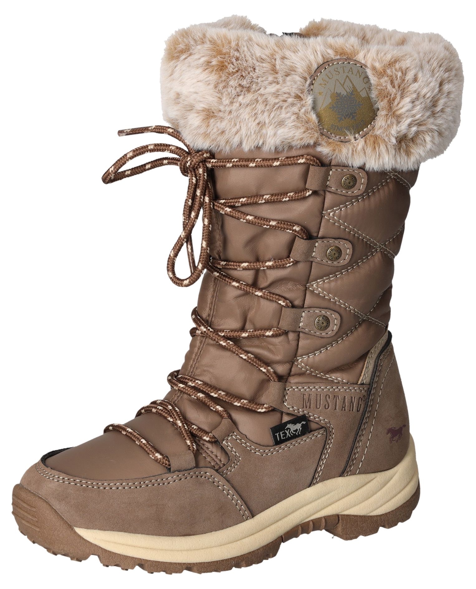 Mustang Shoes Winterstiefel, Snowboots, Schnürboots mit TEX-Ausstattung