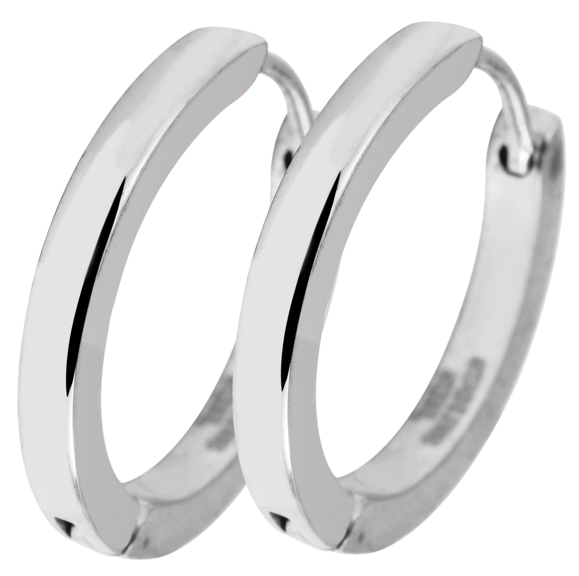 Adelia´s Paar Creolen »Damen Ohrringe – Creole aus Edelstahl« Zum Verschenken an Menschen, die Ihnen am Herzen liegen