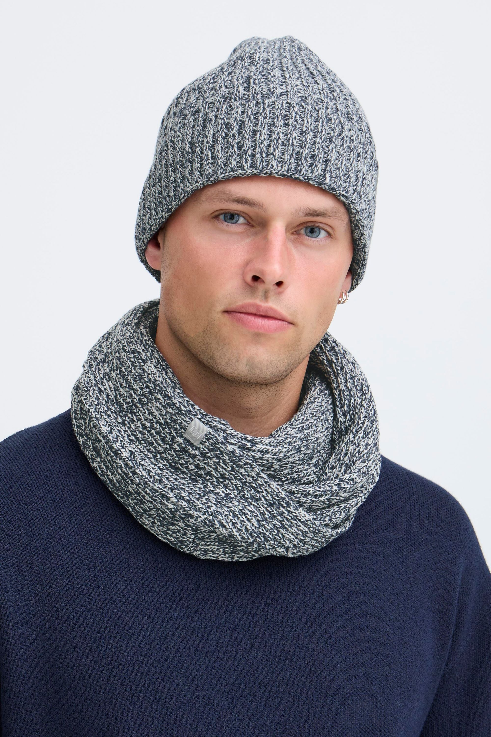 Blend Beanie "BHSceal" Modischer Tubeschal in MeLange-Optik günstig online kaufen