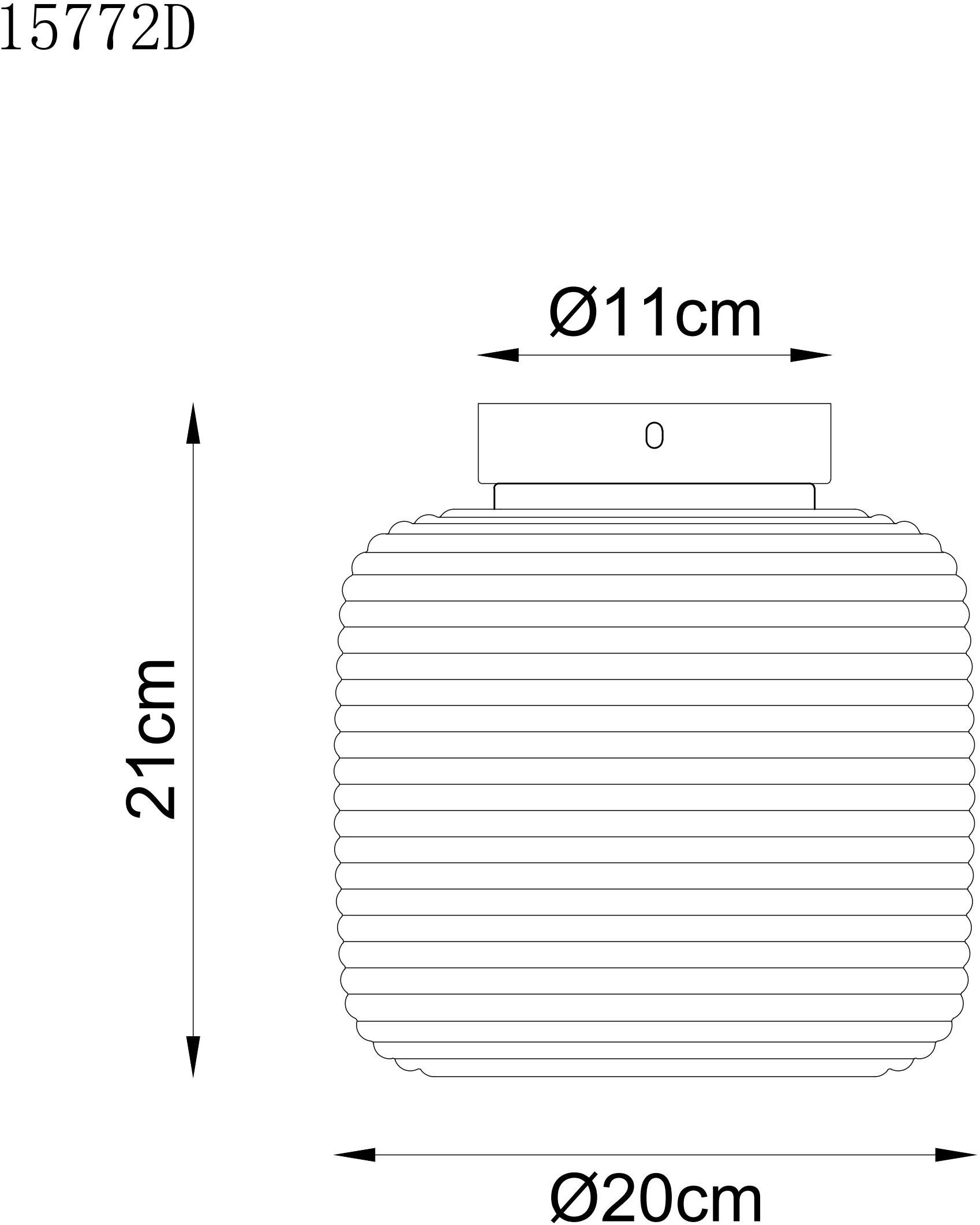 GLOBO LIGHTING Deckenleuchte »KLADORA« E27 1 Stk. Deckenlampe Wohnzimmer-Leuchte Schlafzimmer-Leuchte Flur Küche