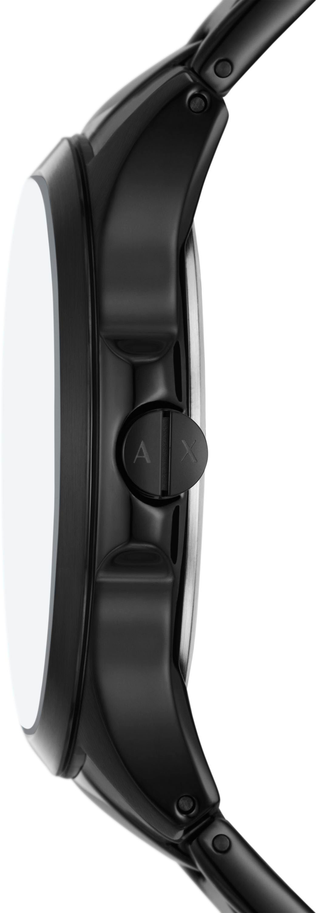 ARMANI EXCHANGE Quarzuhr, Armbanduhr, Herrenuhr, Datum, analog, Edelstahlarmband