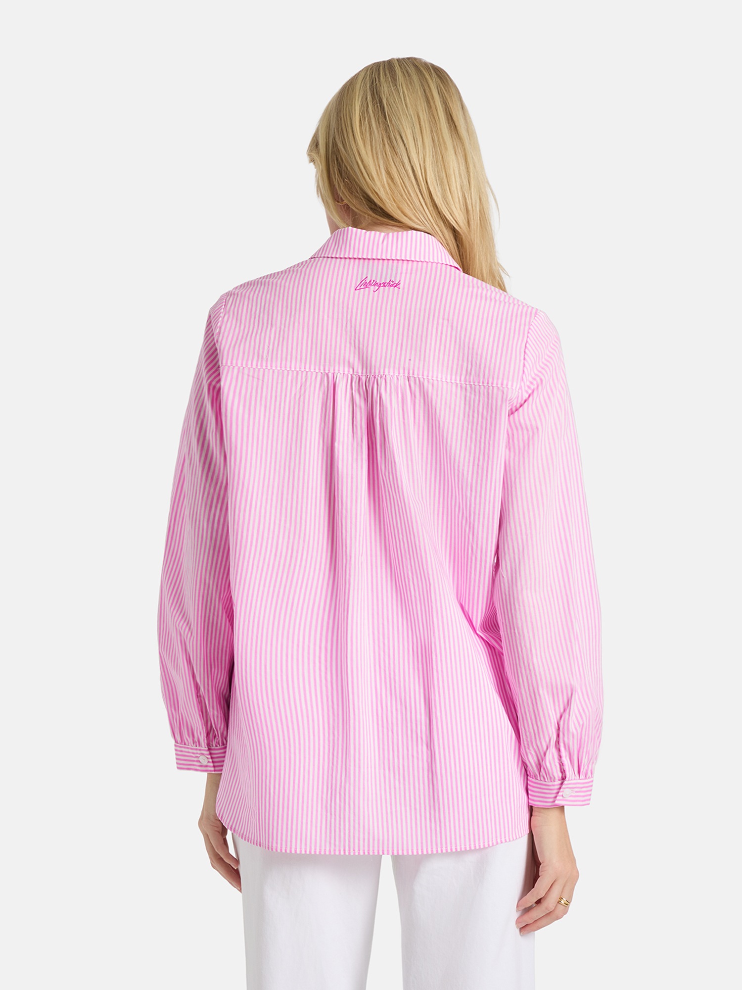 Lieblingsstück Klassische Bluse »RaccaliL« aus 100% Baumwolle