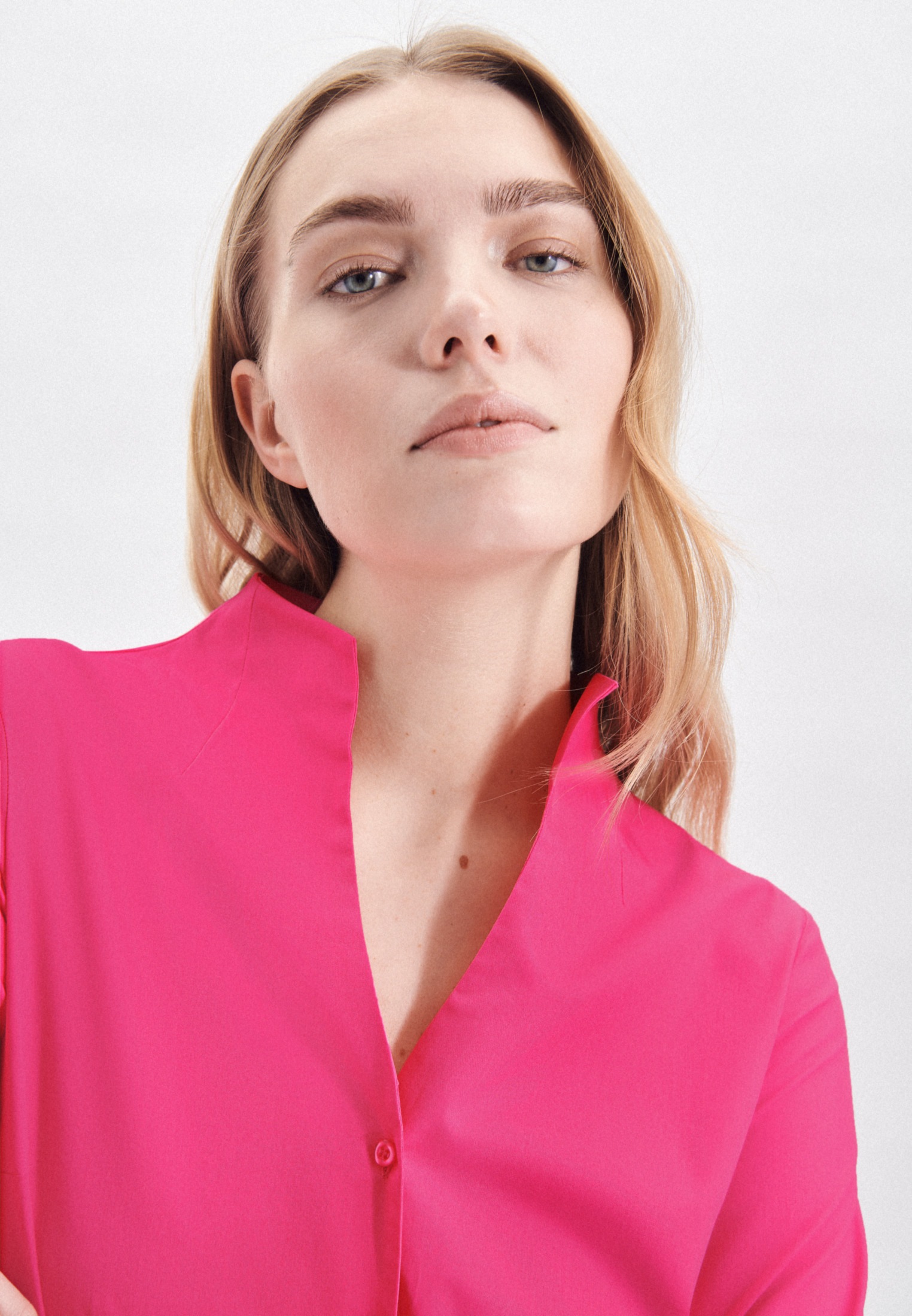 Thumbnail - seidensticker Klassische Bluse 1/1 Stehkragen Uni