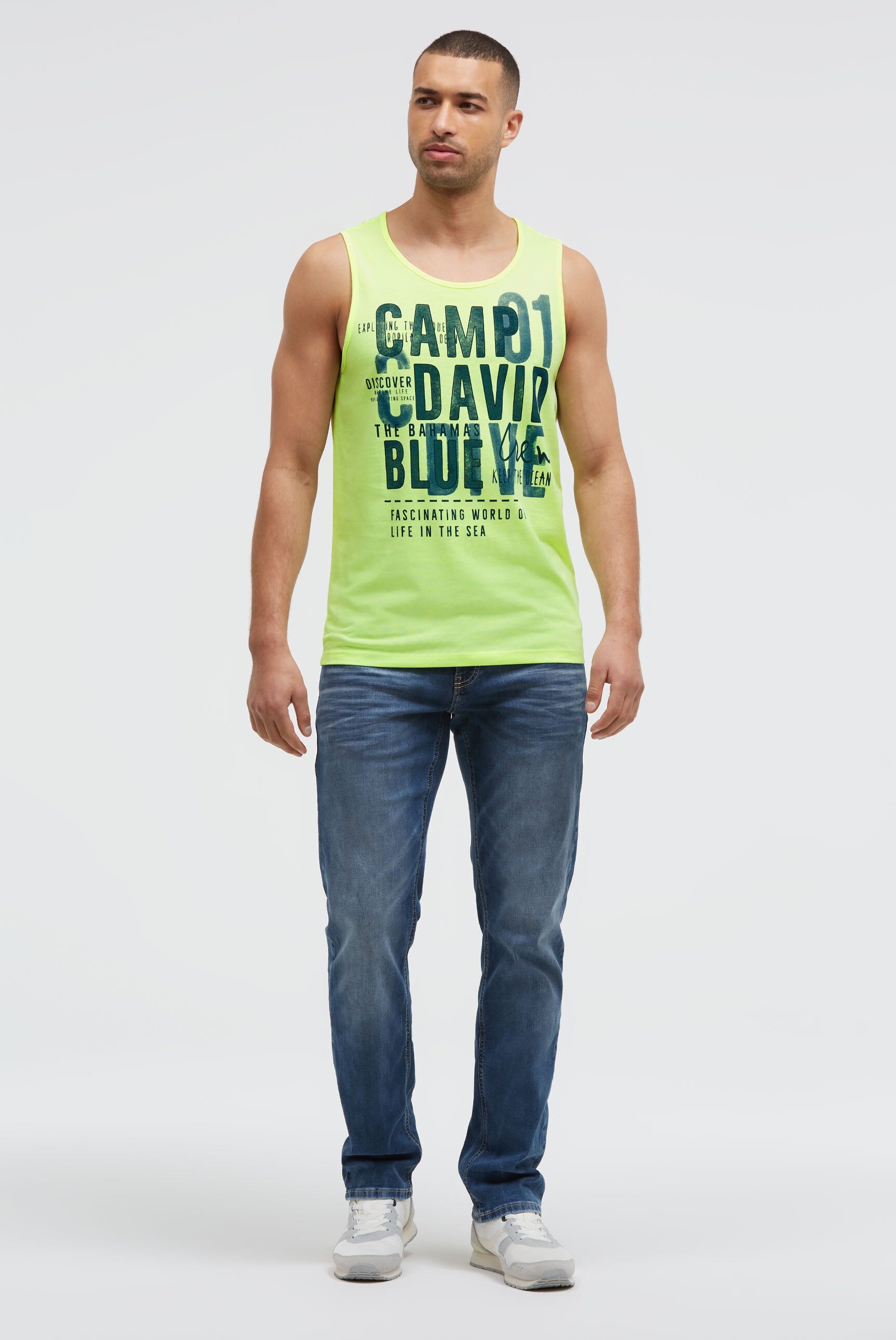 CAMP DAVID Tanktop mit Baumwolle