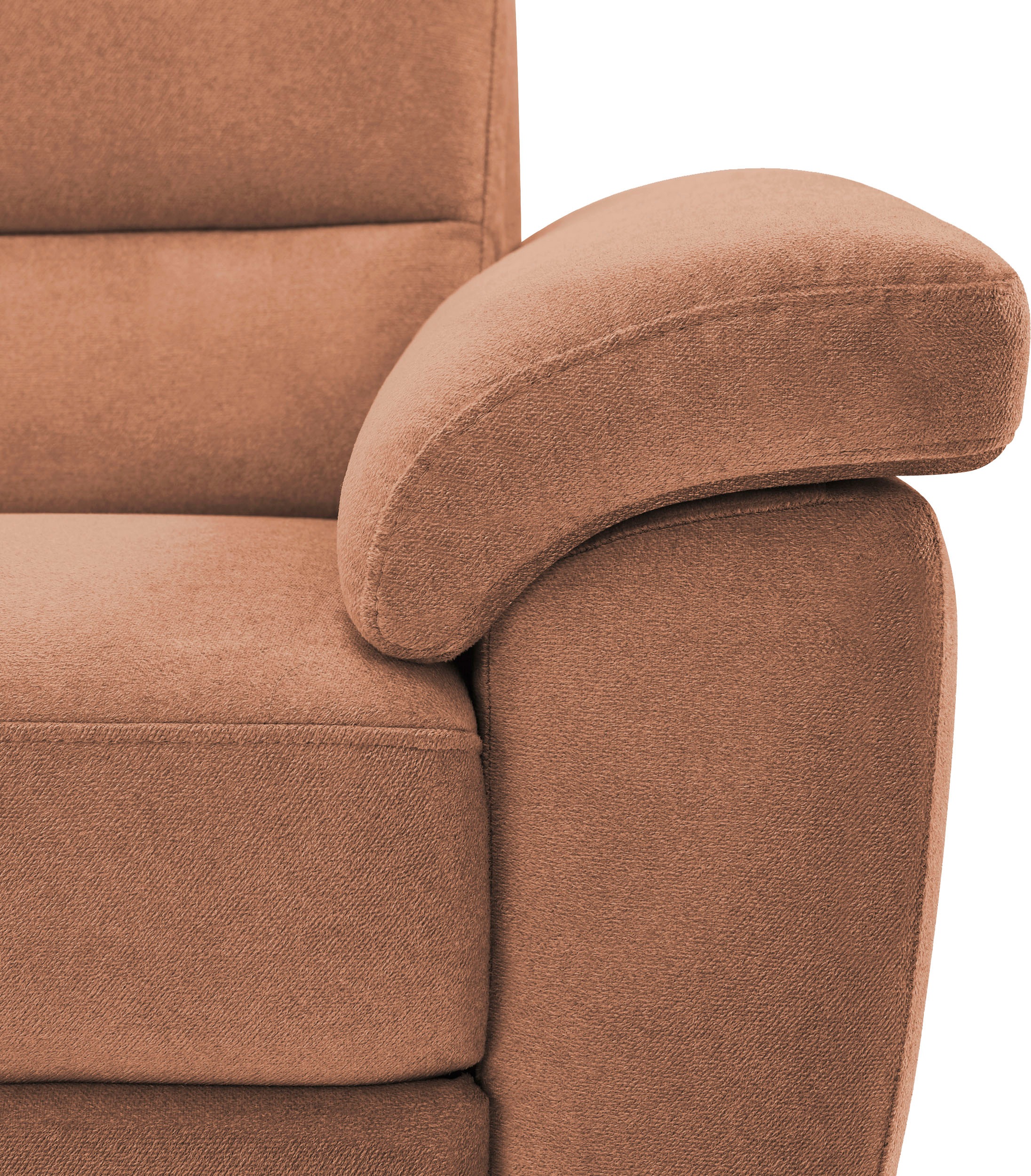 CALIZZA INTERIORS Ecksofa »Onyx L-Form«, Ottomane links oder rechts, wahlweise mit Bettfunktion, Breite 257 cm
