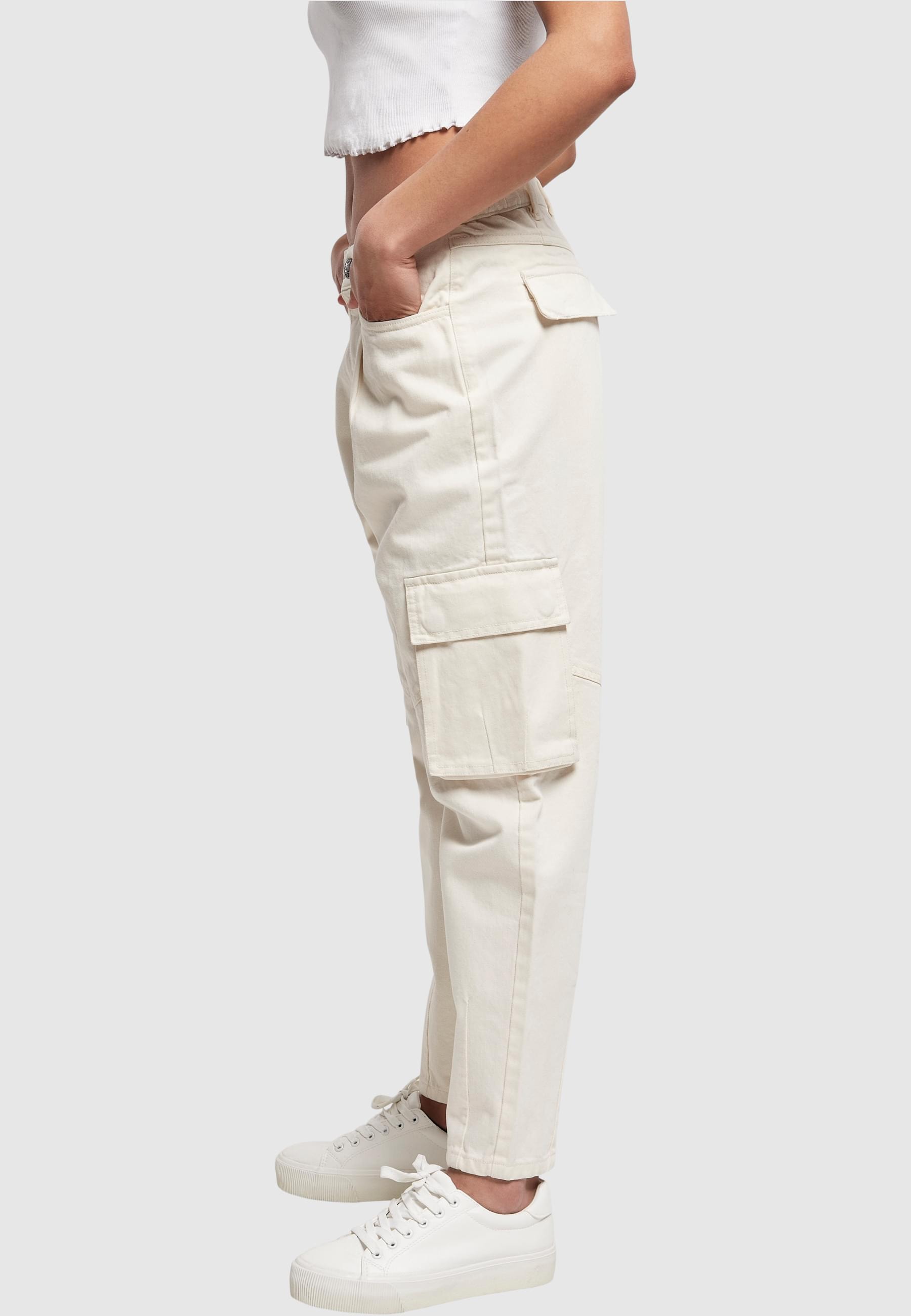 URBAN CLASSICS Cargohose »Urban Classics Damen Ladies Ballon Fit Cargo Twill Pants«, (1 tlg.)