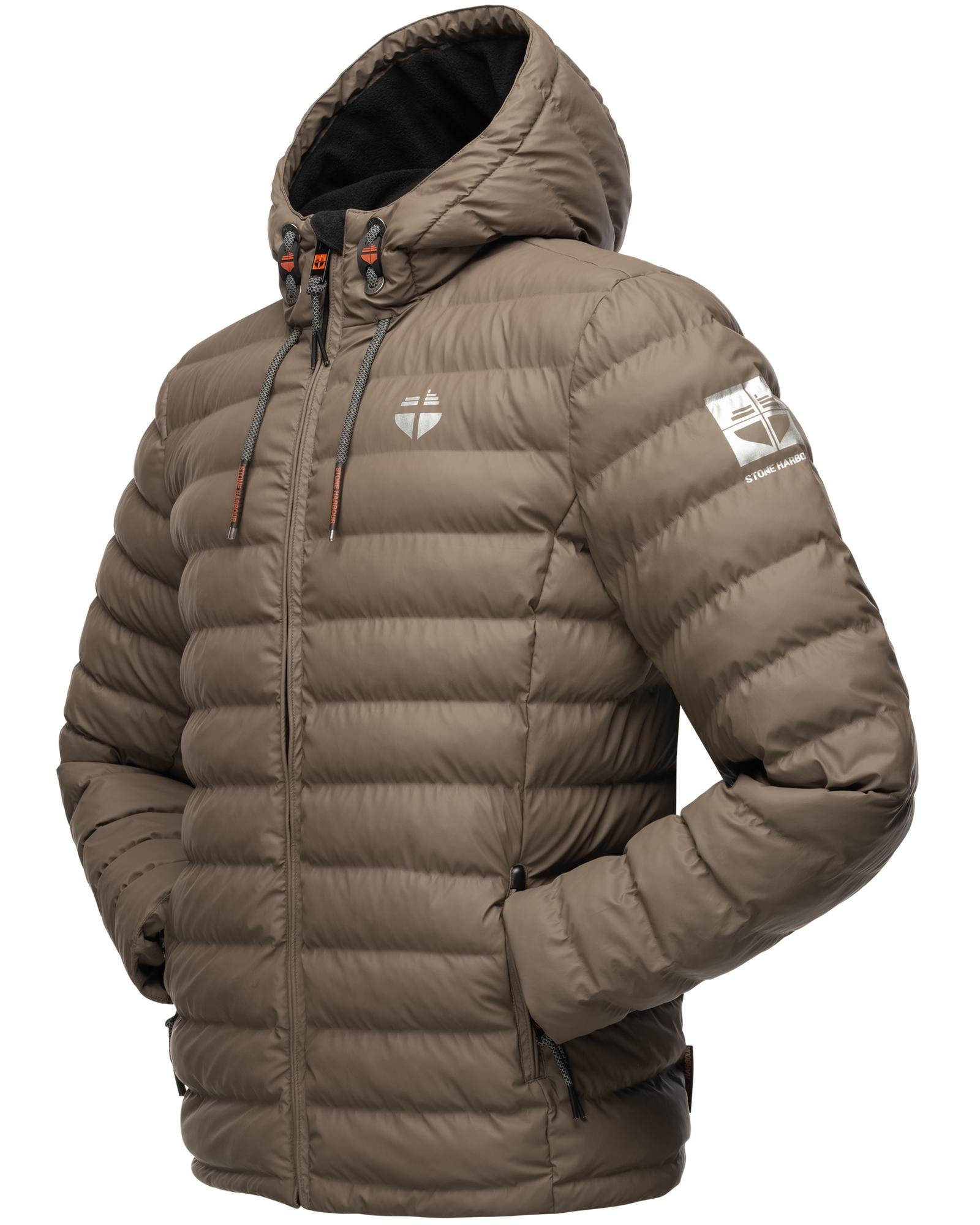 Stone Harbour Winterjacke "Zaharoo", mit Kapuze, Wasserdichte, gesteppte Regenjacke für den Winter