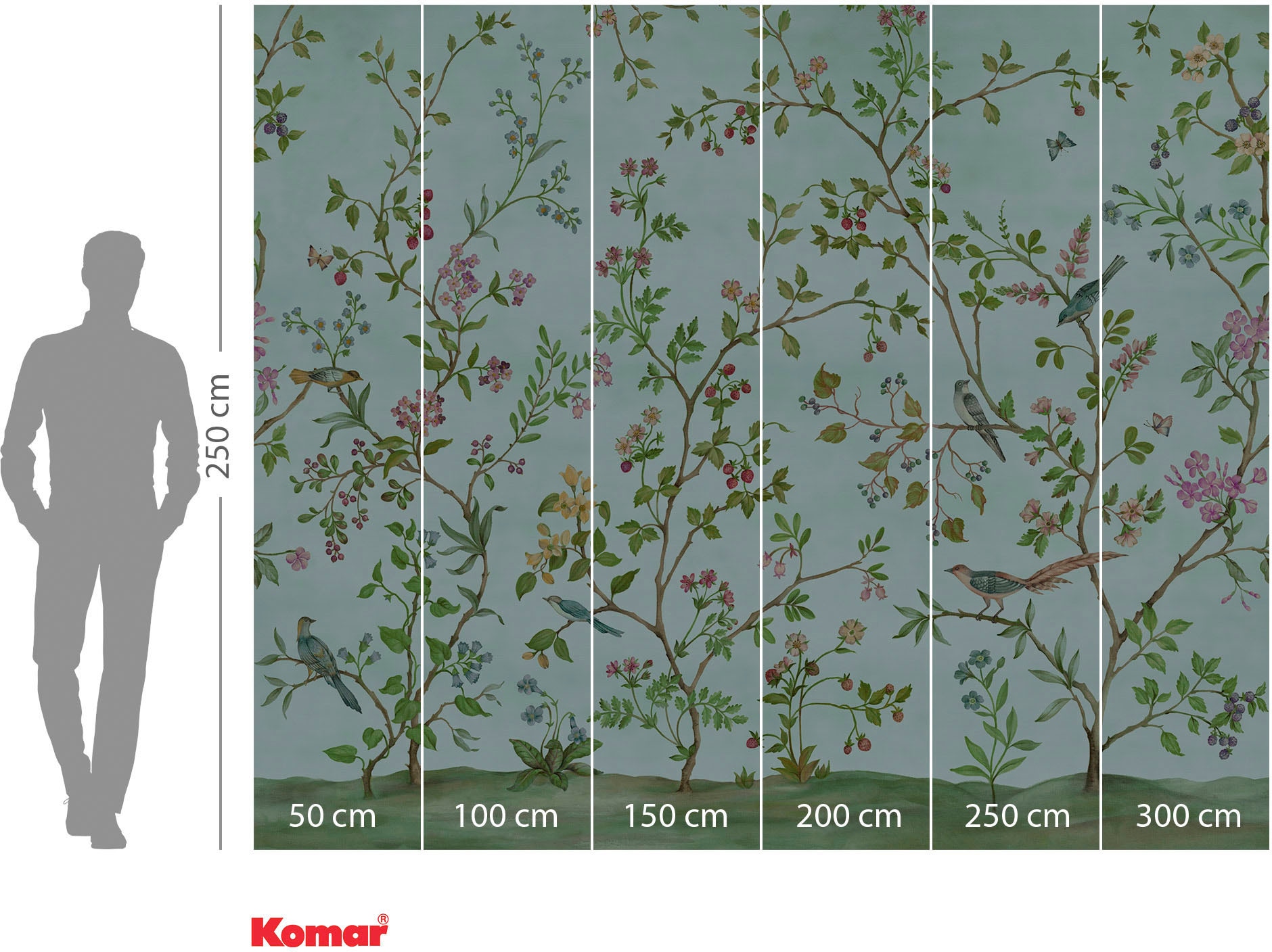 Komar Vliestapete »Digitaldruck Vlies - Nirvana Novel - Größe 300 x 250 cm«, bedruckt, Wohnzimmer, Schlafzimmer
