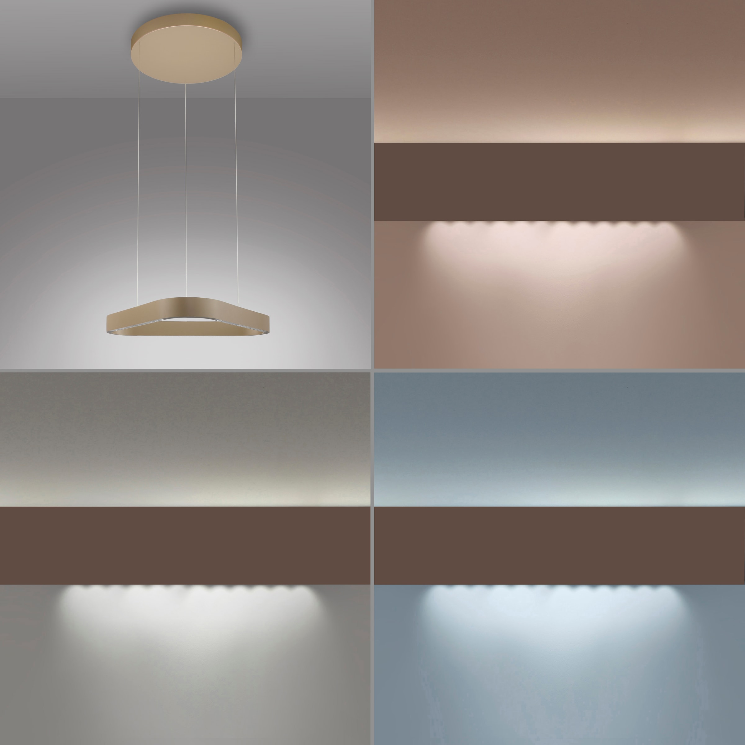 Neuhaus Q DESIGN CONTROL LIGHTS LED Pendelleuchte »Q-STRETTO« LED-Board 1 Stk. warmweiß - kaltweiß