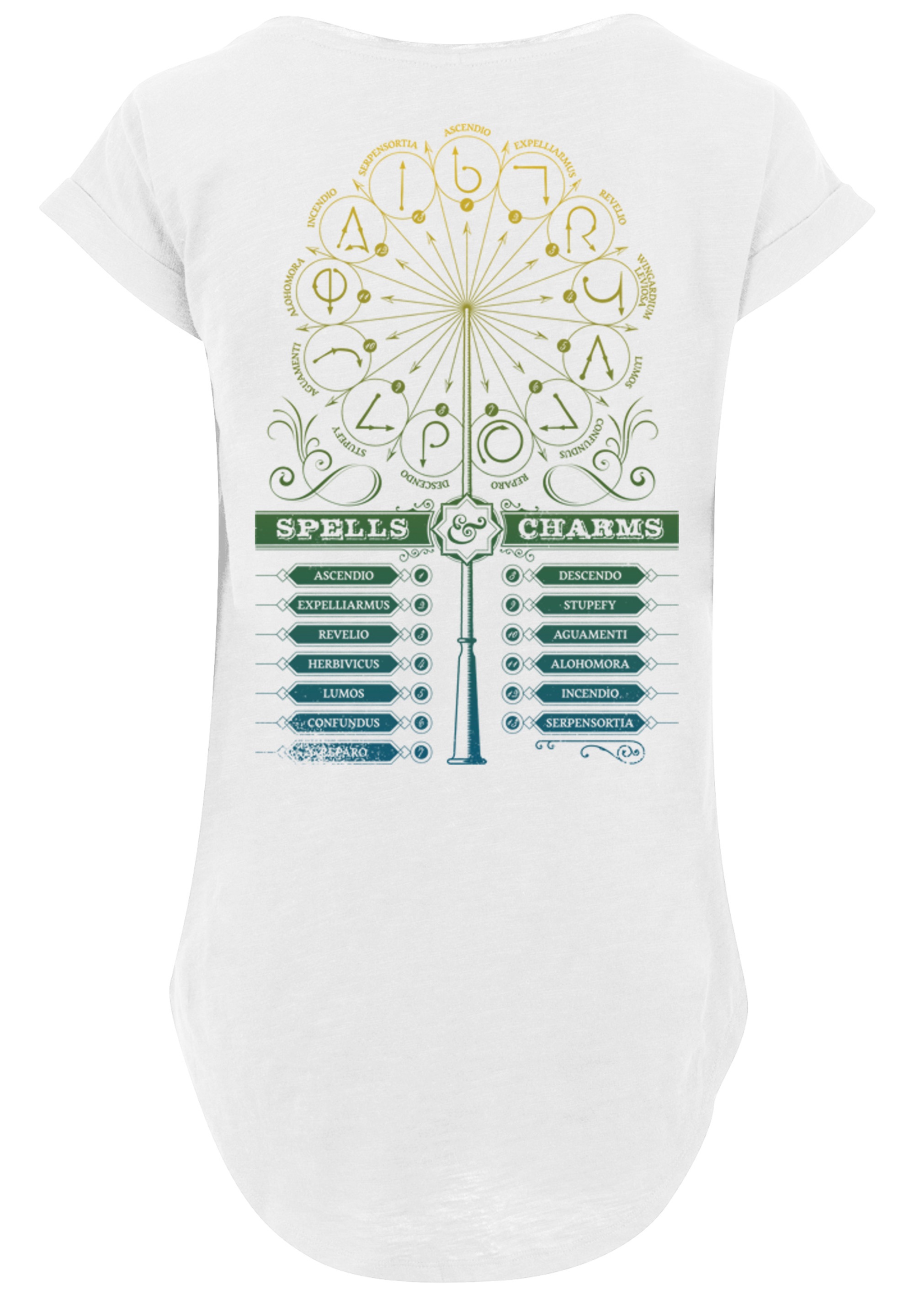 F4NT4STIC T-Shirt »Harry Potter Wingardium Leviosa Spells Charms«, Print