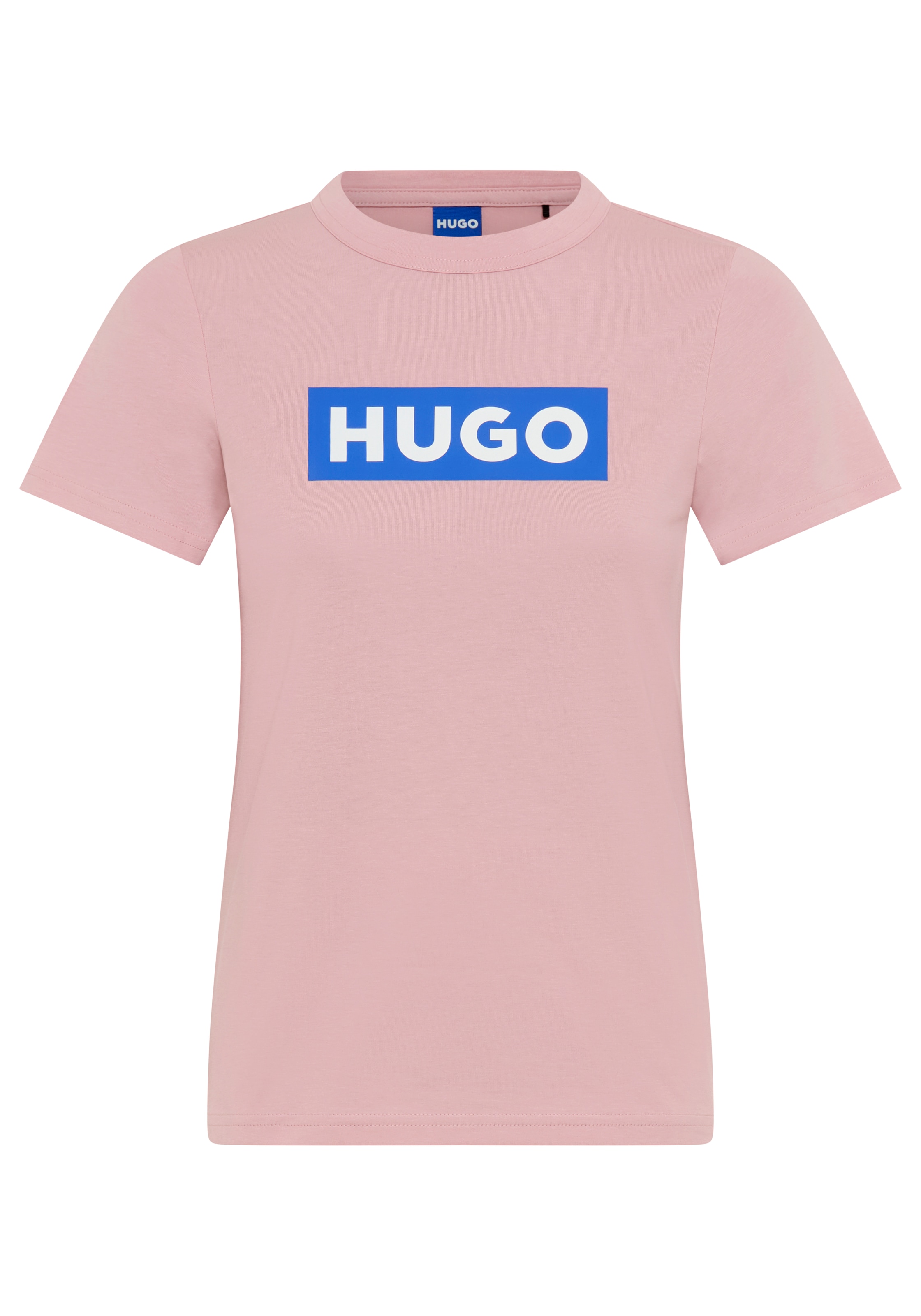 HUGO Blue T-Shirt "Classic V", mit Logo, V-Ausschnitt günstig online kaufen