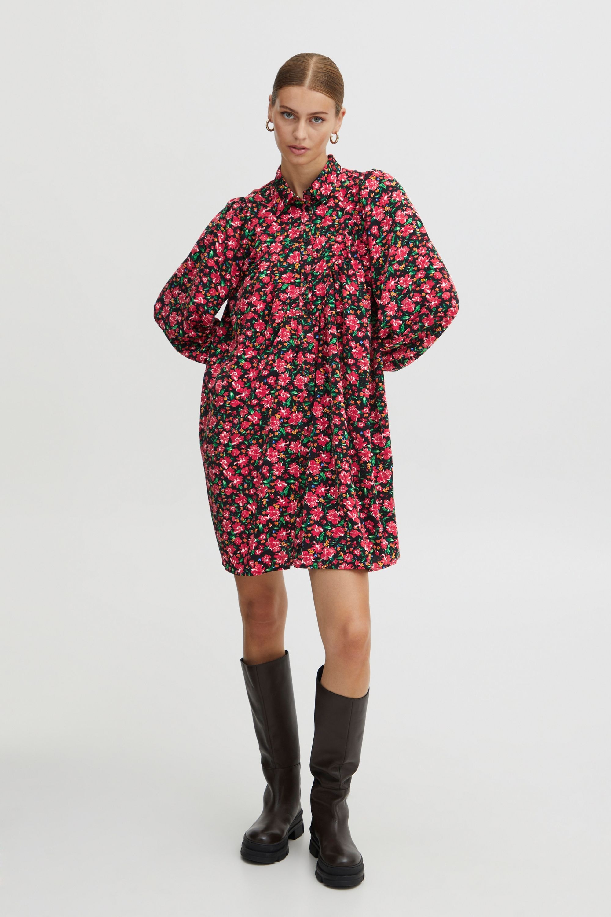 Ichi Blusenkleid »Blusenkleid IHLiv«