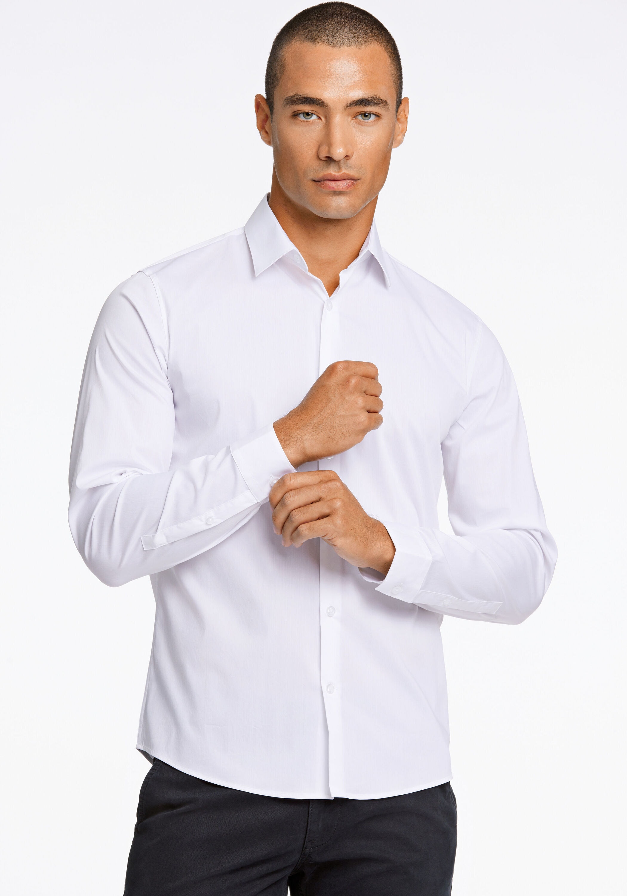 LINDBERGH Businesshemd "Business-Casual-Hemd Slim Fit" günstig online kaufen