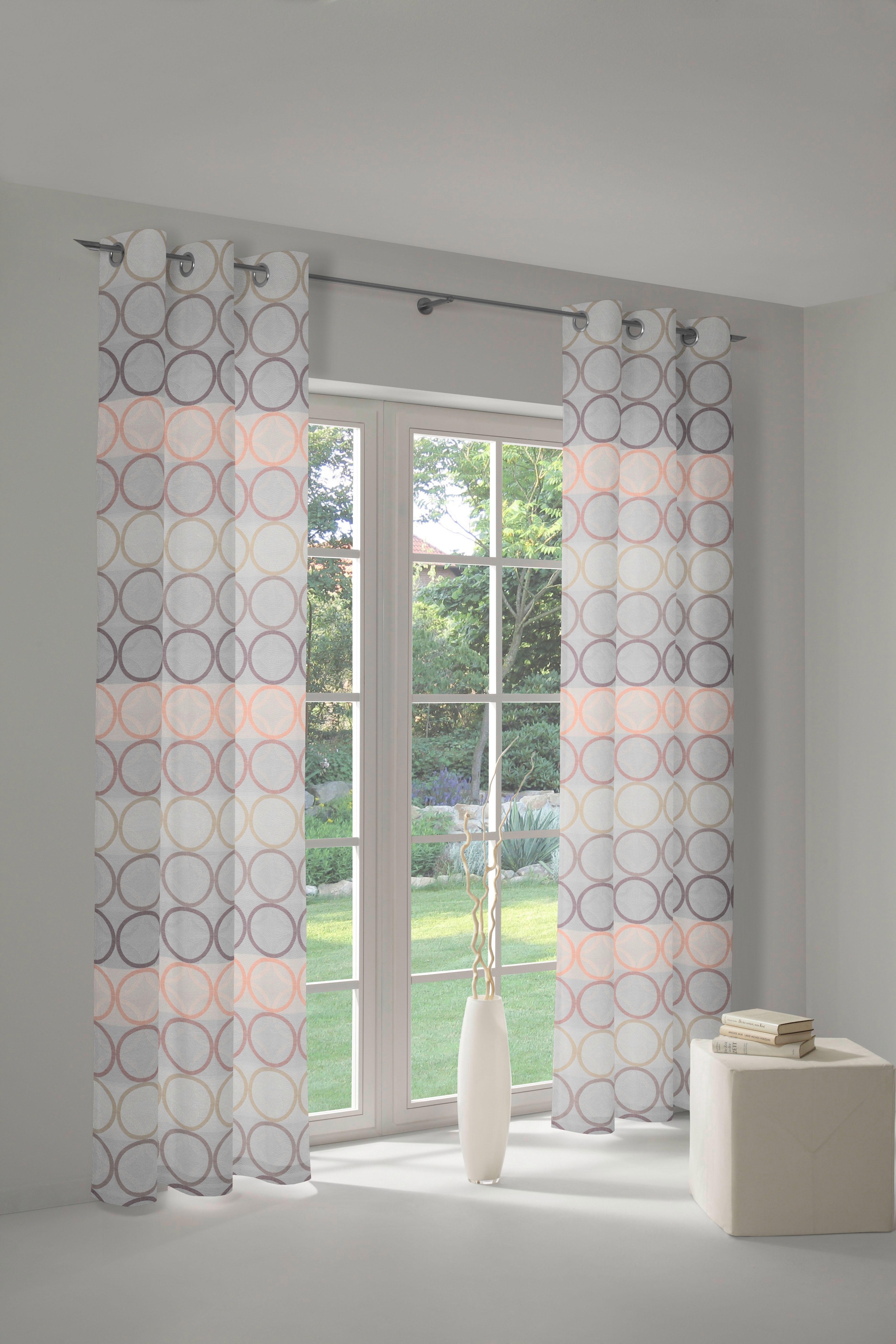 Wirth Vorhang "Zirbello" Ösen 1 Stk. tlg. günstig online kaufen